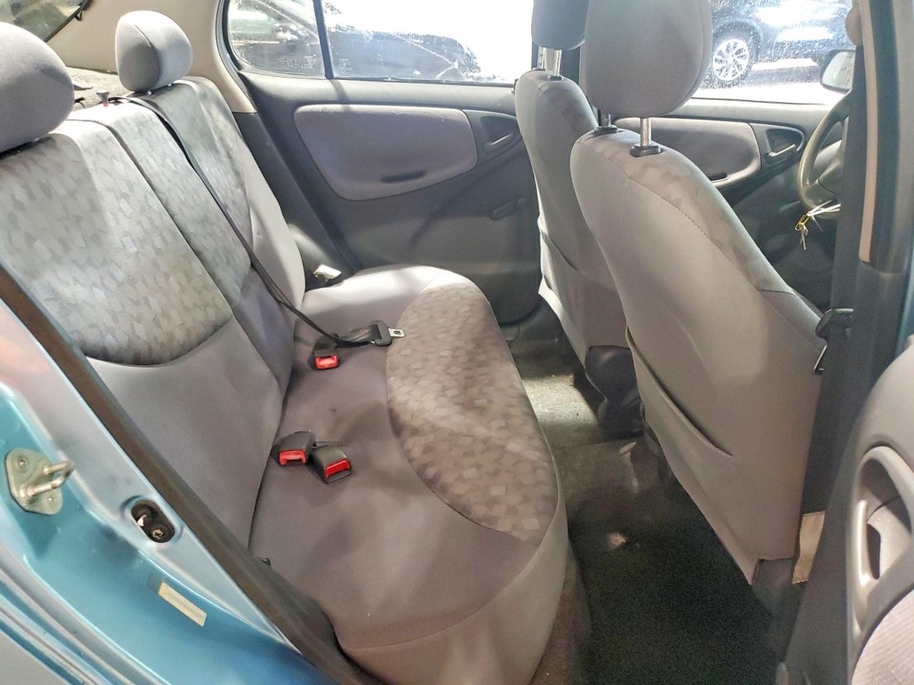 2000 Toyota Echo Base Turquoise vin: JTDBT1235Y0094367