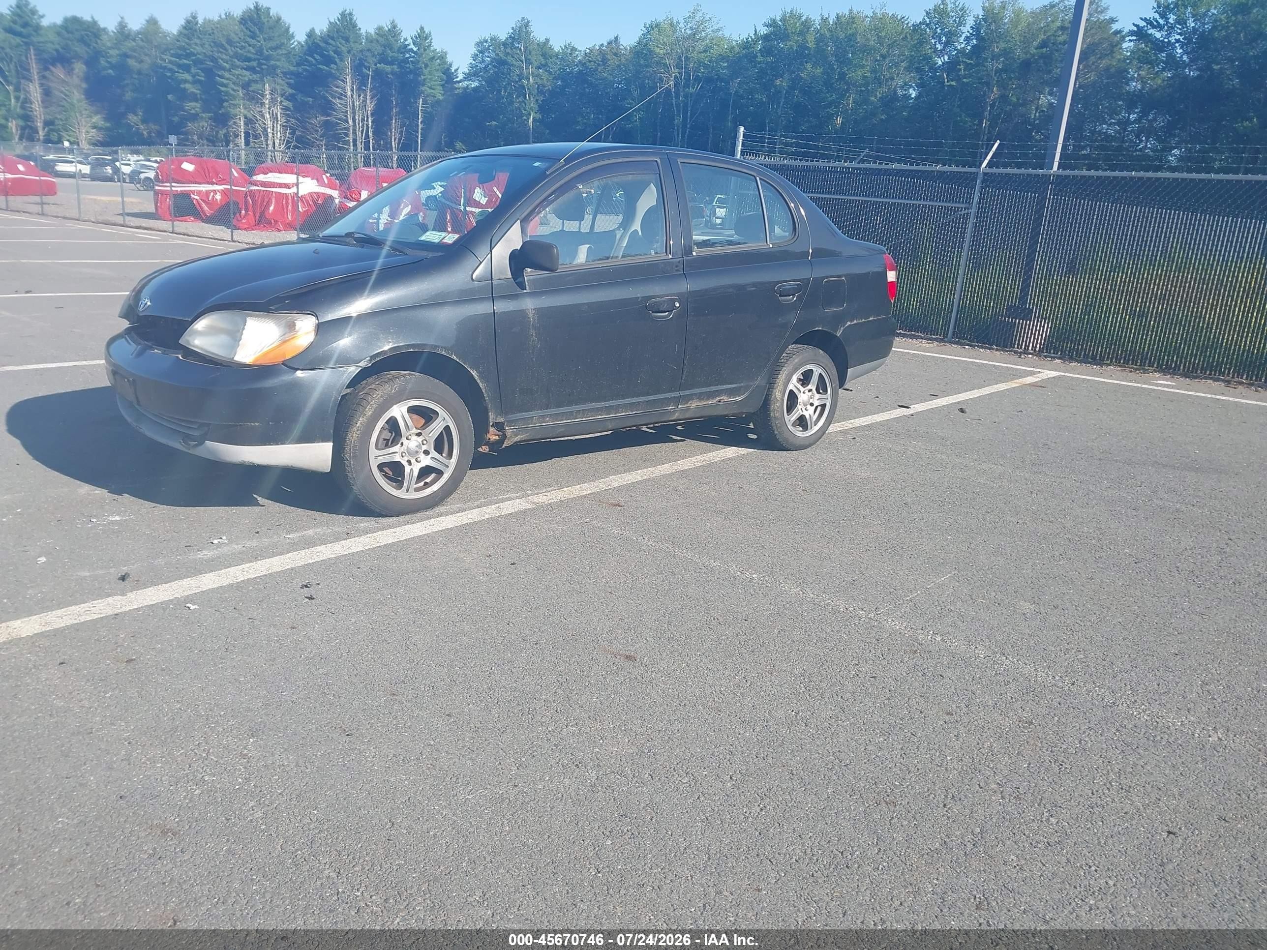2002 Toyota Echo   Черный vin: JTDBT123625023558