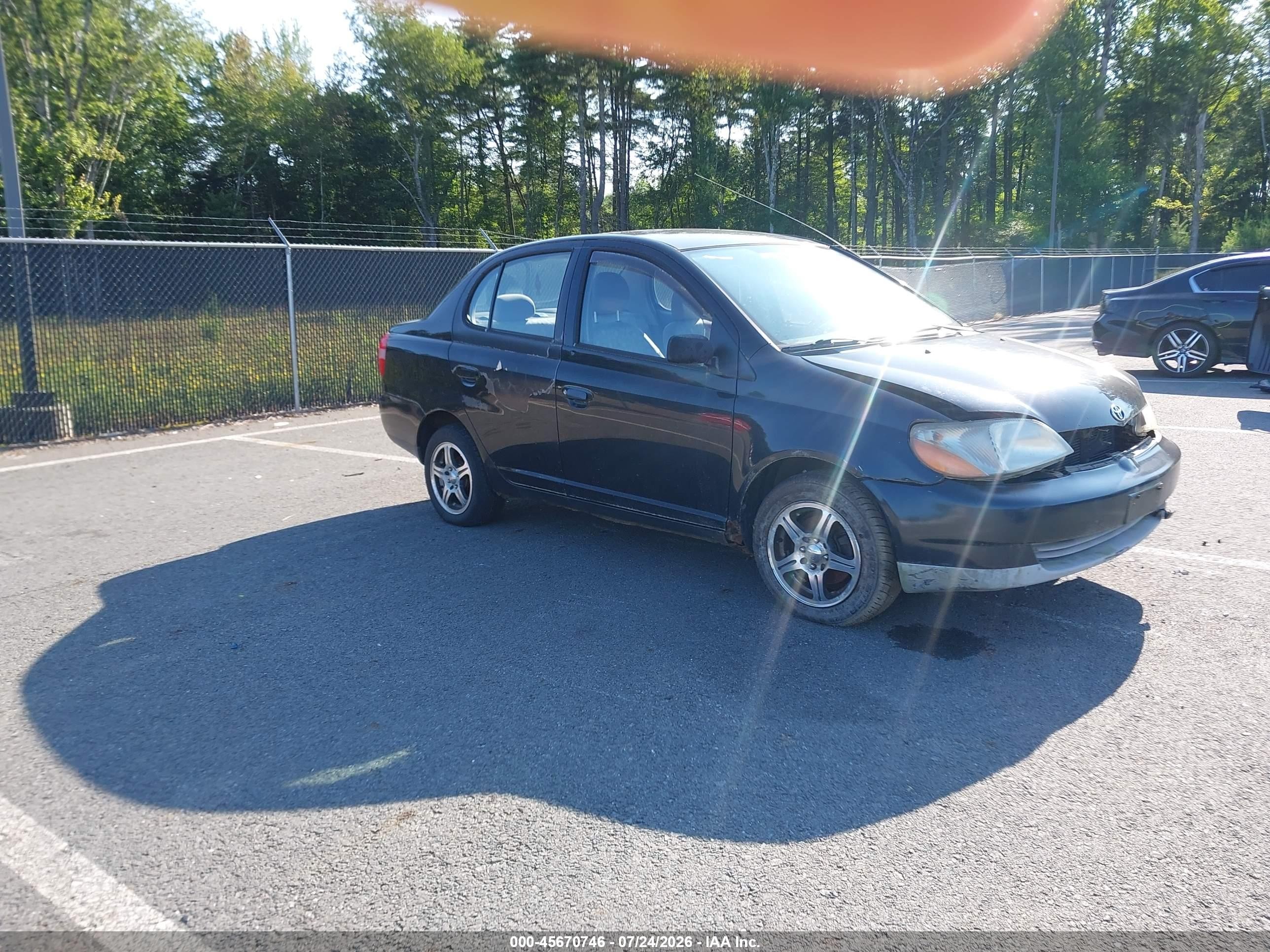 2002 Toyota Echo   Black vin: JTDBT123625023558