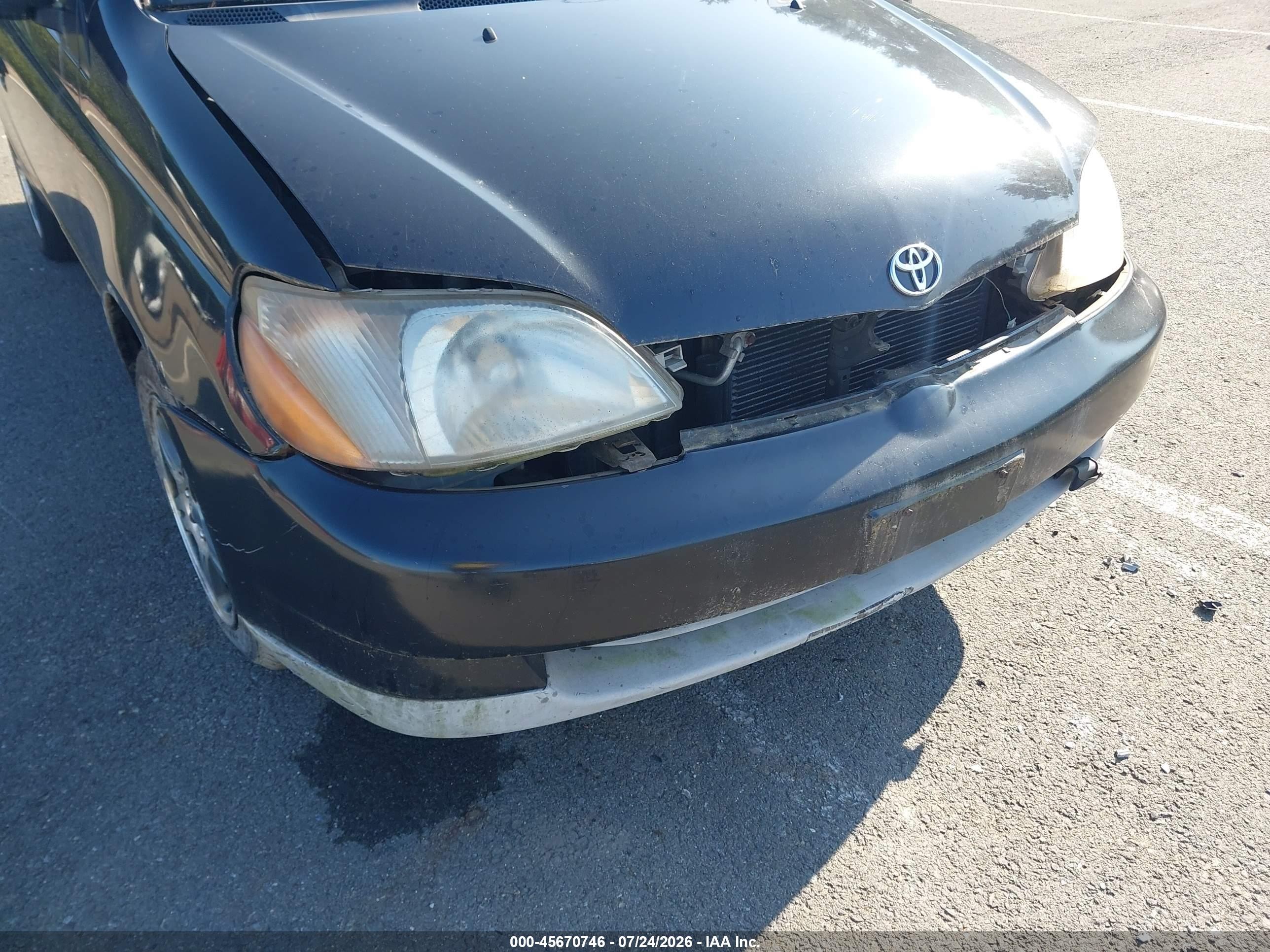 2002 Toyota Echo   Черный vin: JTDBT123625023558