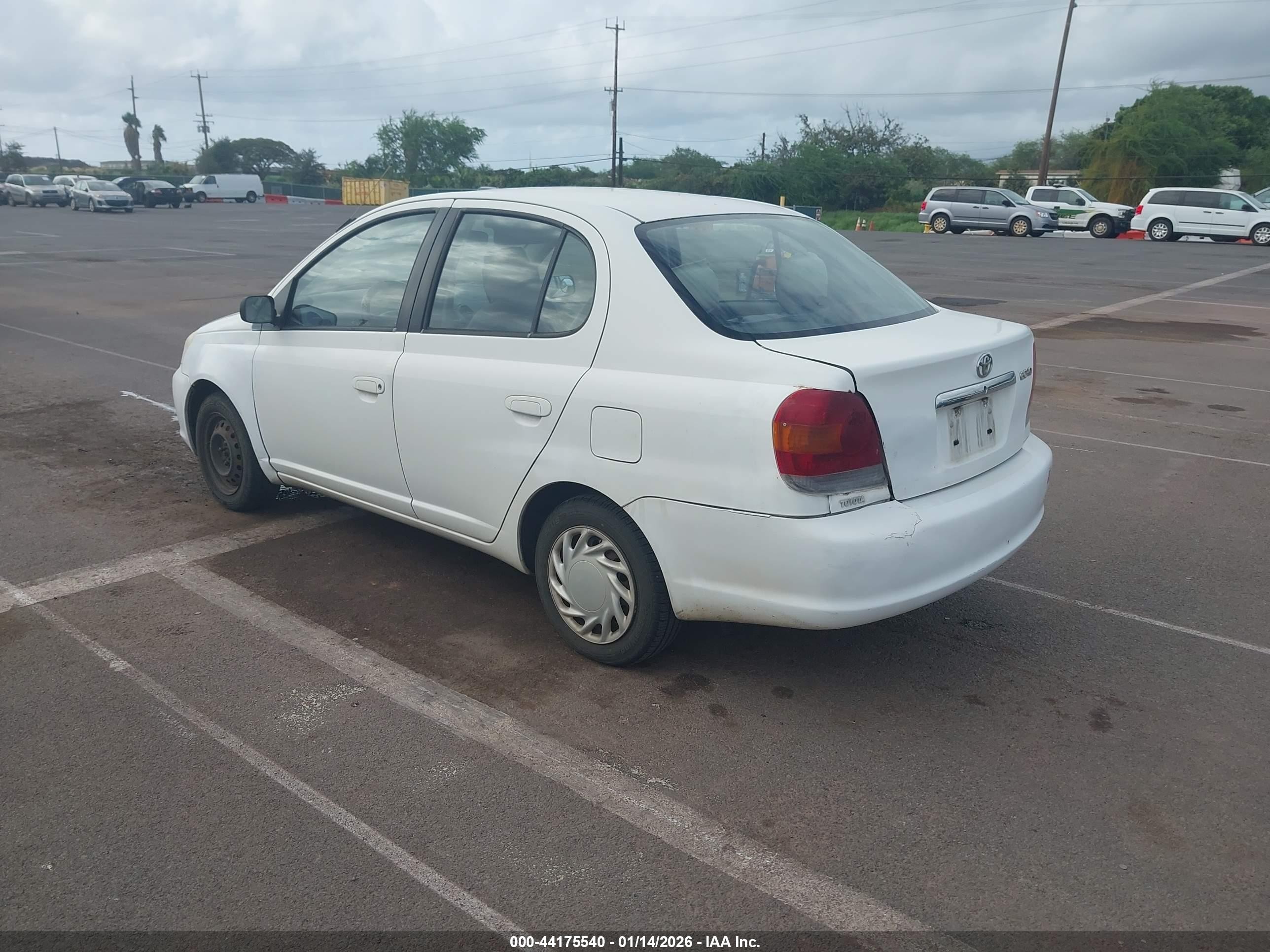2004 Toyota Echo   Белый vin: JTDBT123640333788