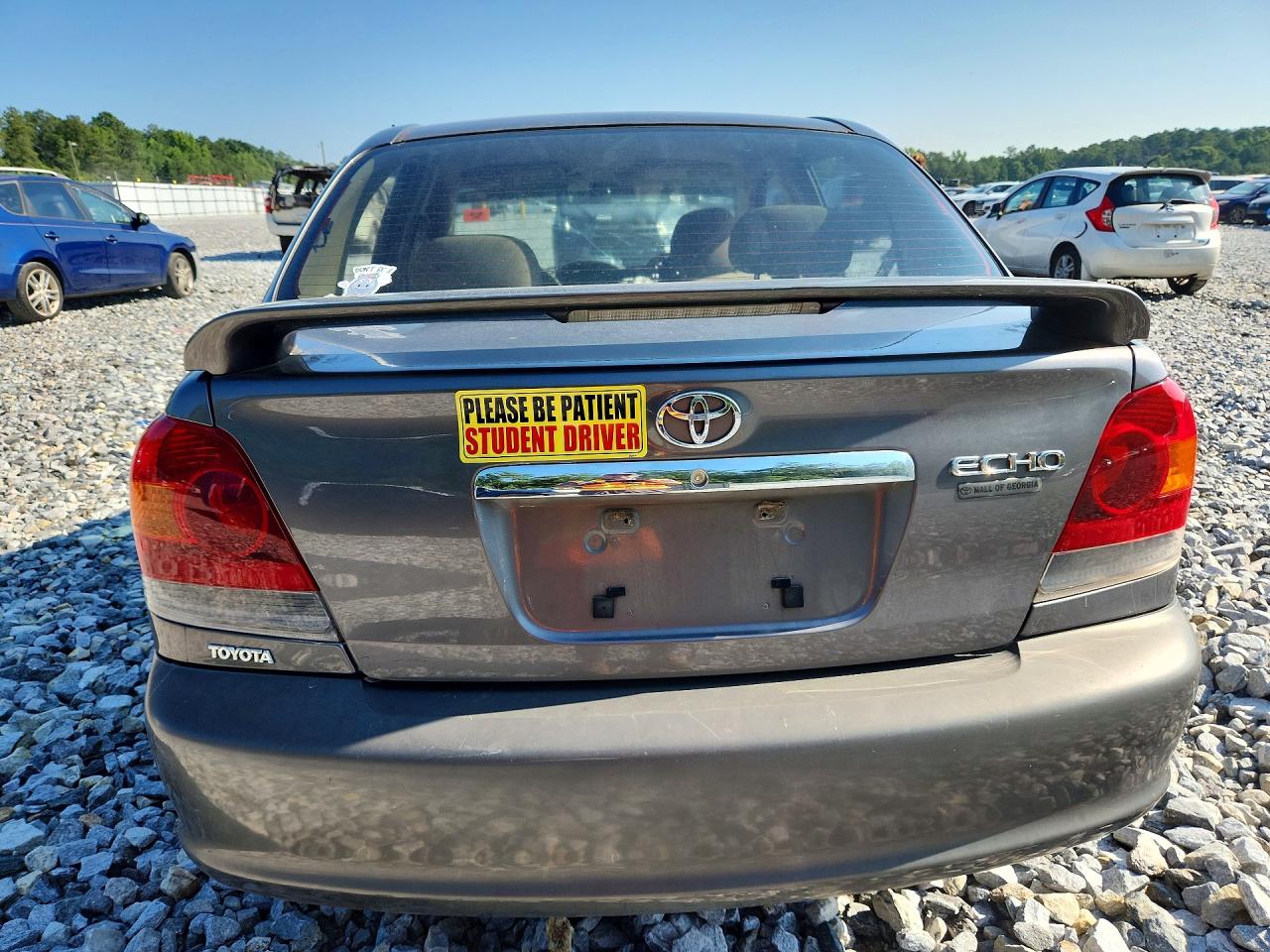 2004 Toyota Echo Base Gray vin: JTDBT123640341454