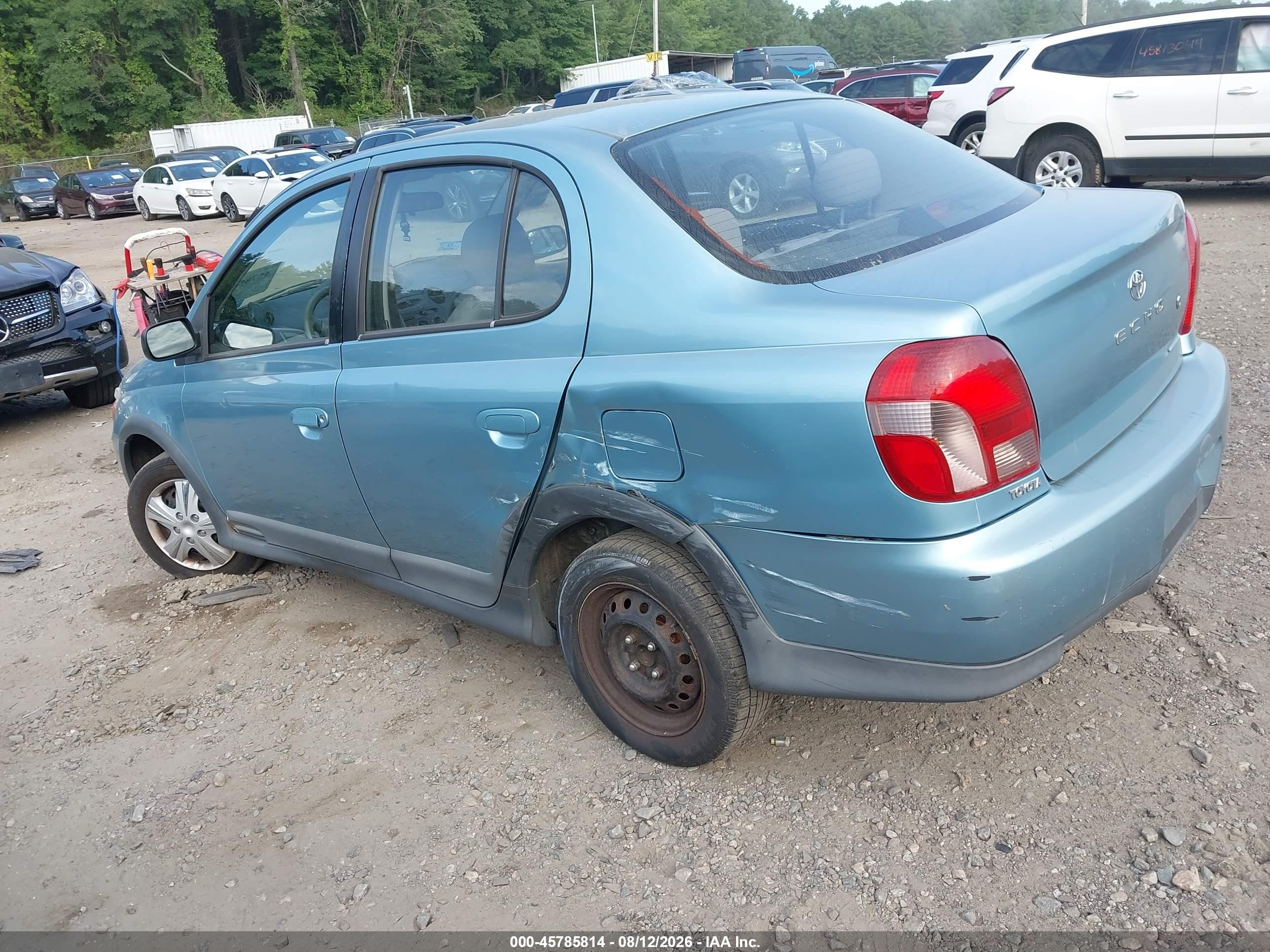 2000 Toyota Echo   Синий vin: JTDBT1236Y0028393