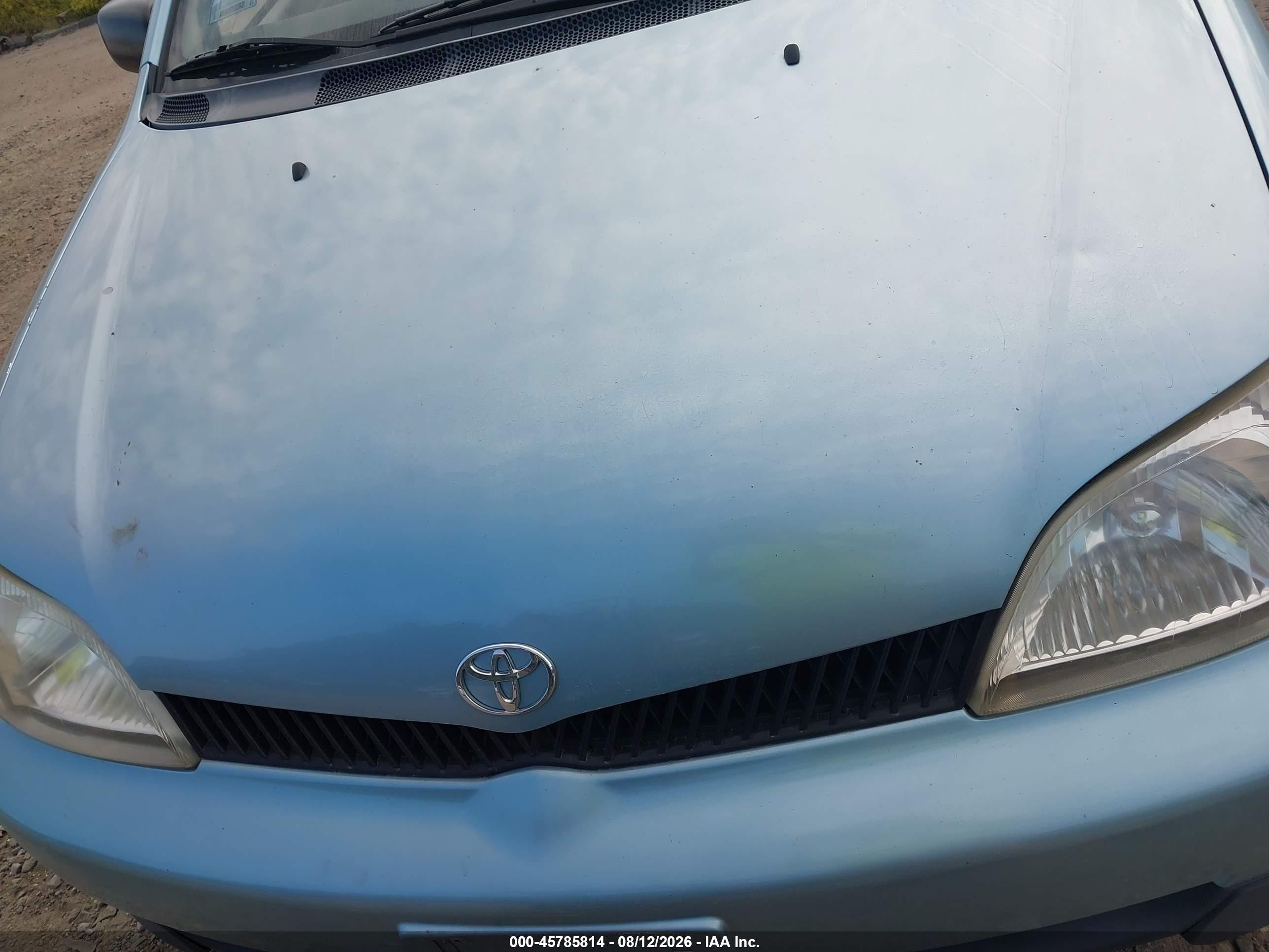 2000 Toyota Echo   Синий vin: JTDBT1236Y0028393