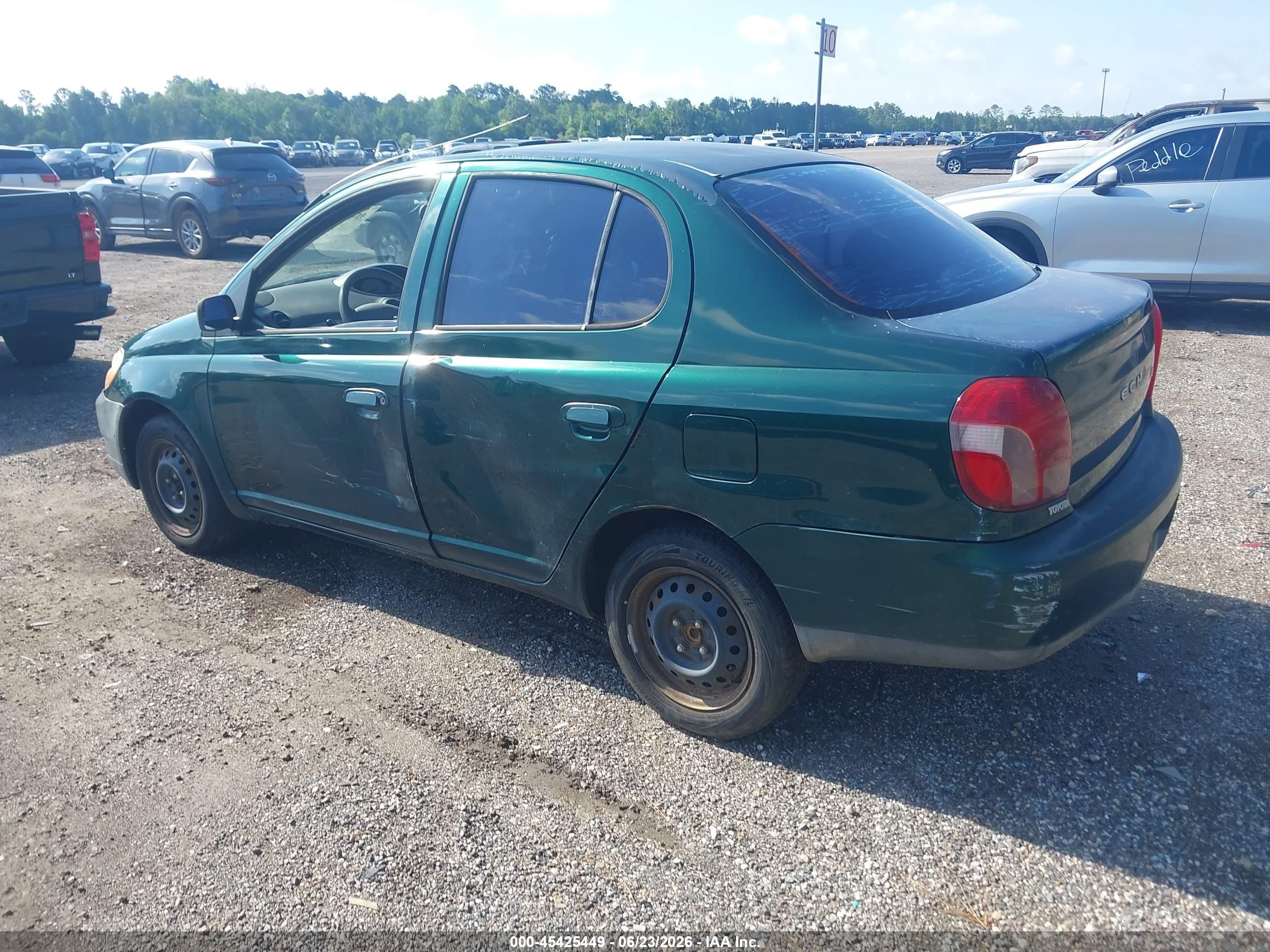 2000 Toyota Echo   Green vin: JTDBT1236Y0055870