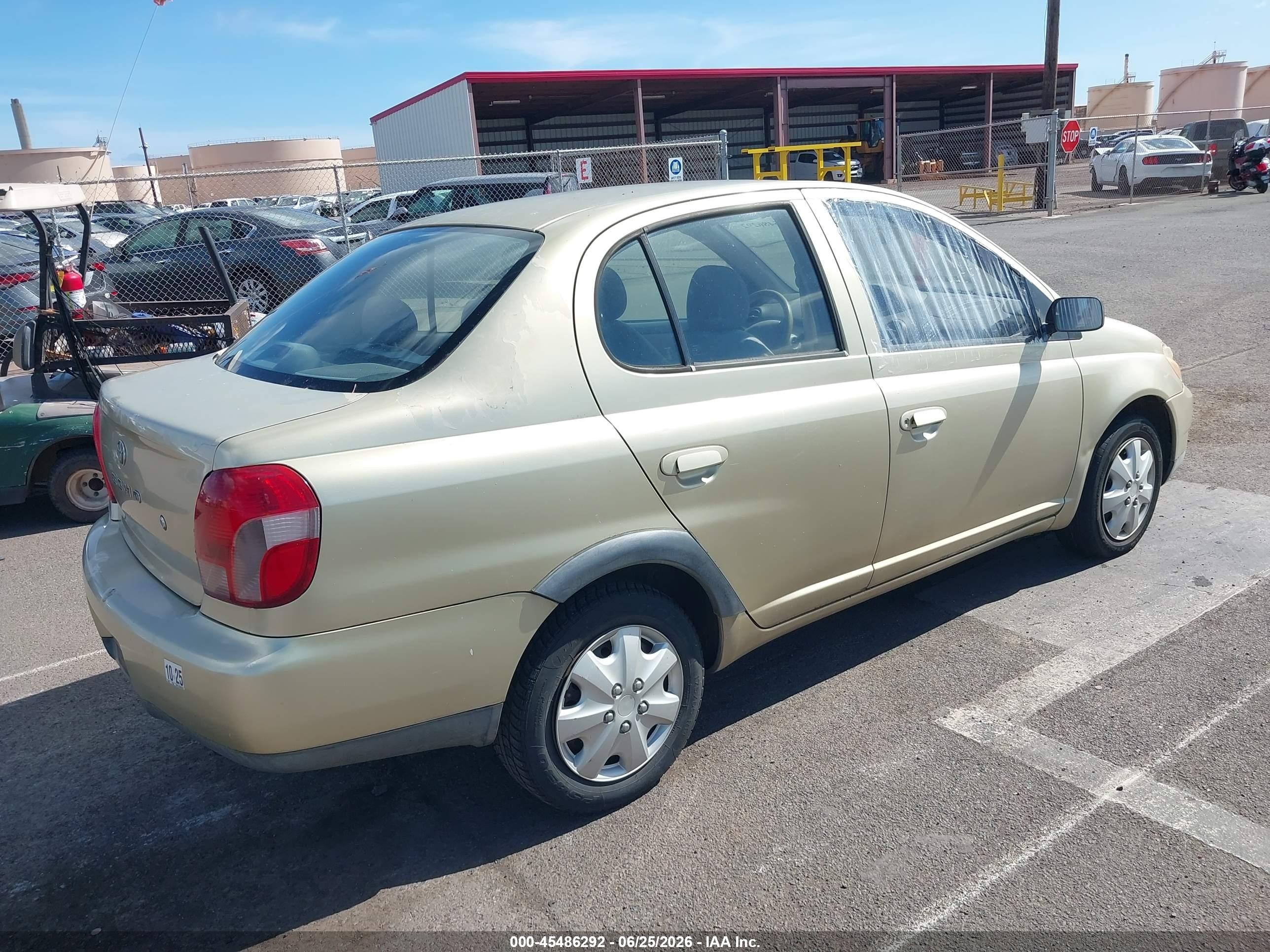 2000 Toyota Echo   Gold vin: JTDBT1236Y0062916