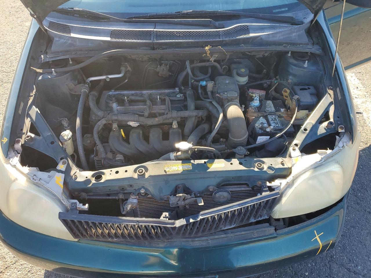 2001 Toyota Echo Base Green vin: JTDBT123710167406