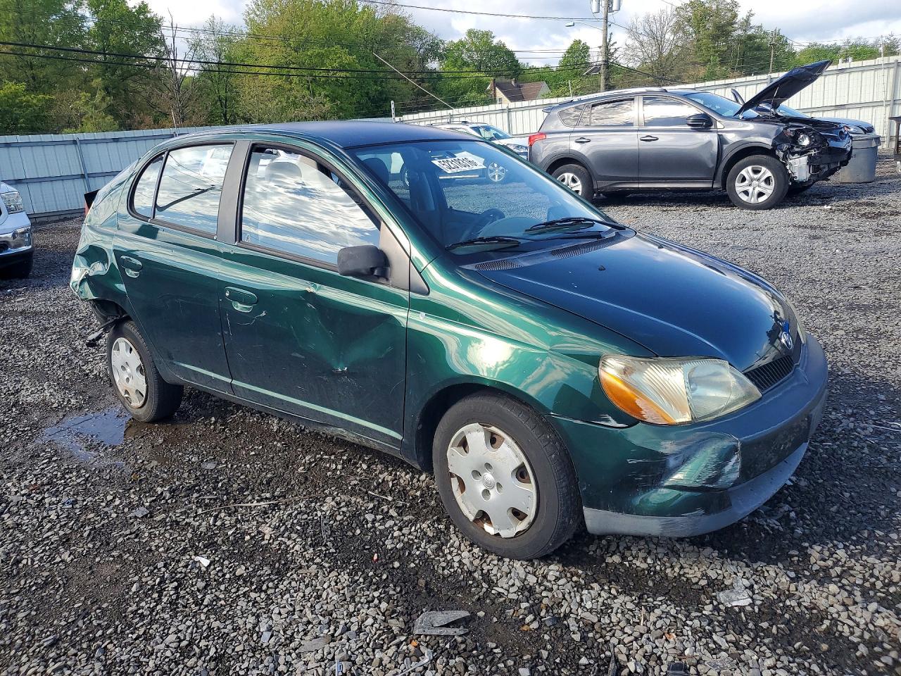 2001 Toyota Echo Base Зеленый vin: JTDBT123710196114