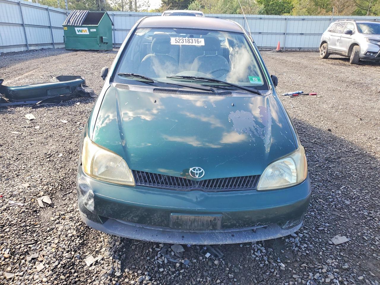 2001 Toyota Echo Base Зеленый vin: JTDBT123710196114