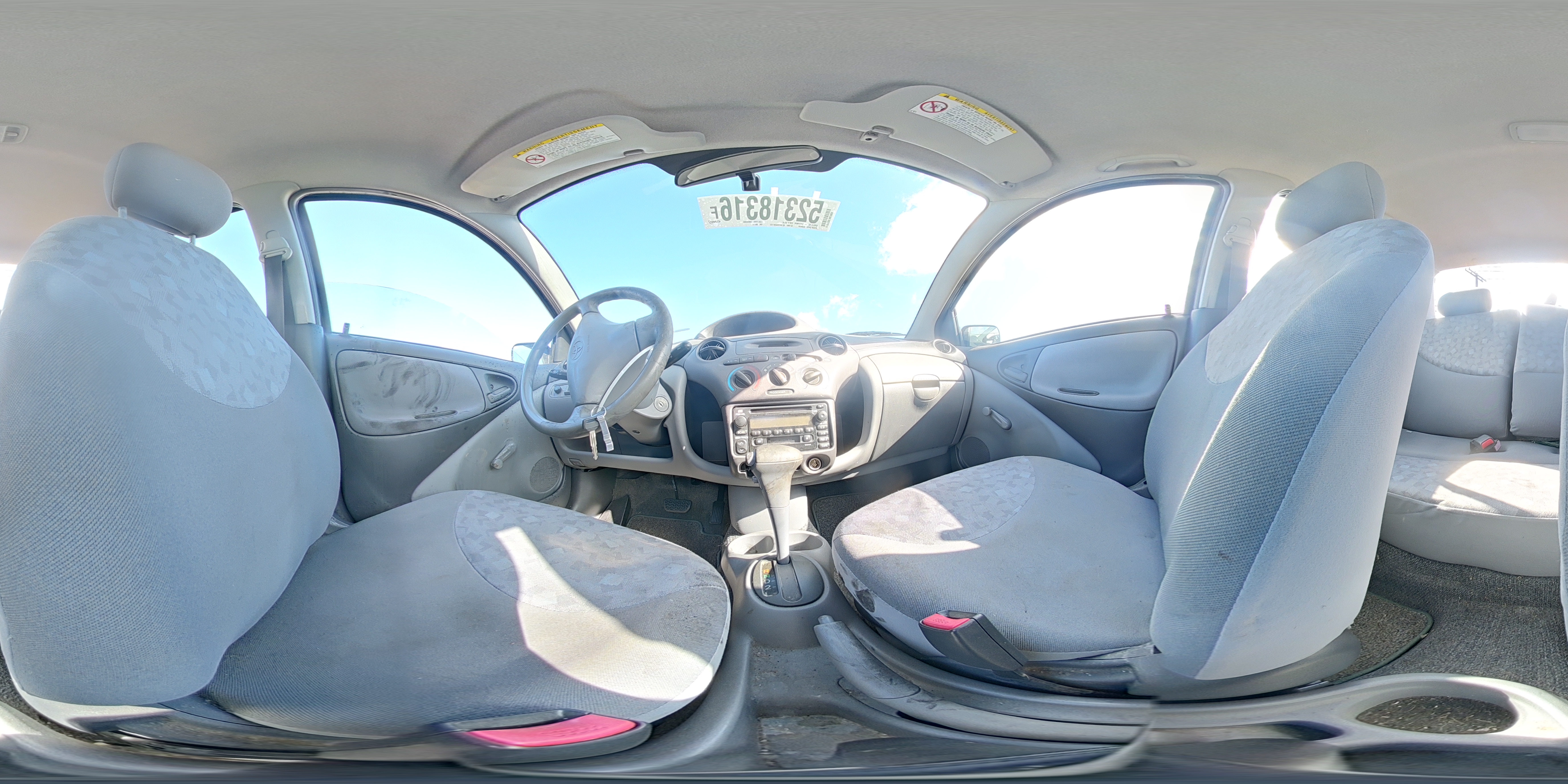 2001 Toyota Echo Base Зеленый vin: JTDBT123710196114