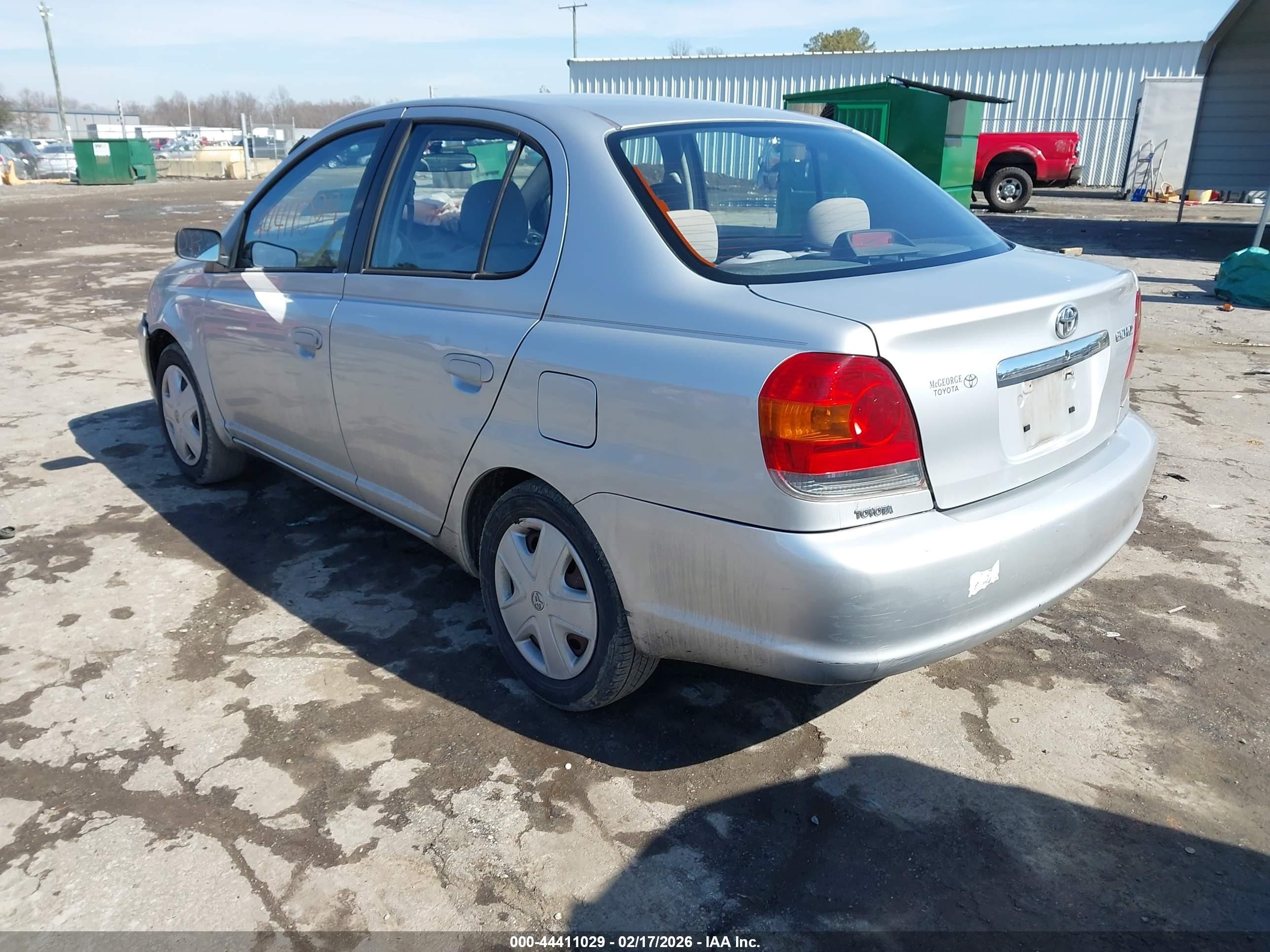 2004 Toyota Echo   Silver vin: JTDBT123740323318