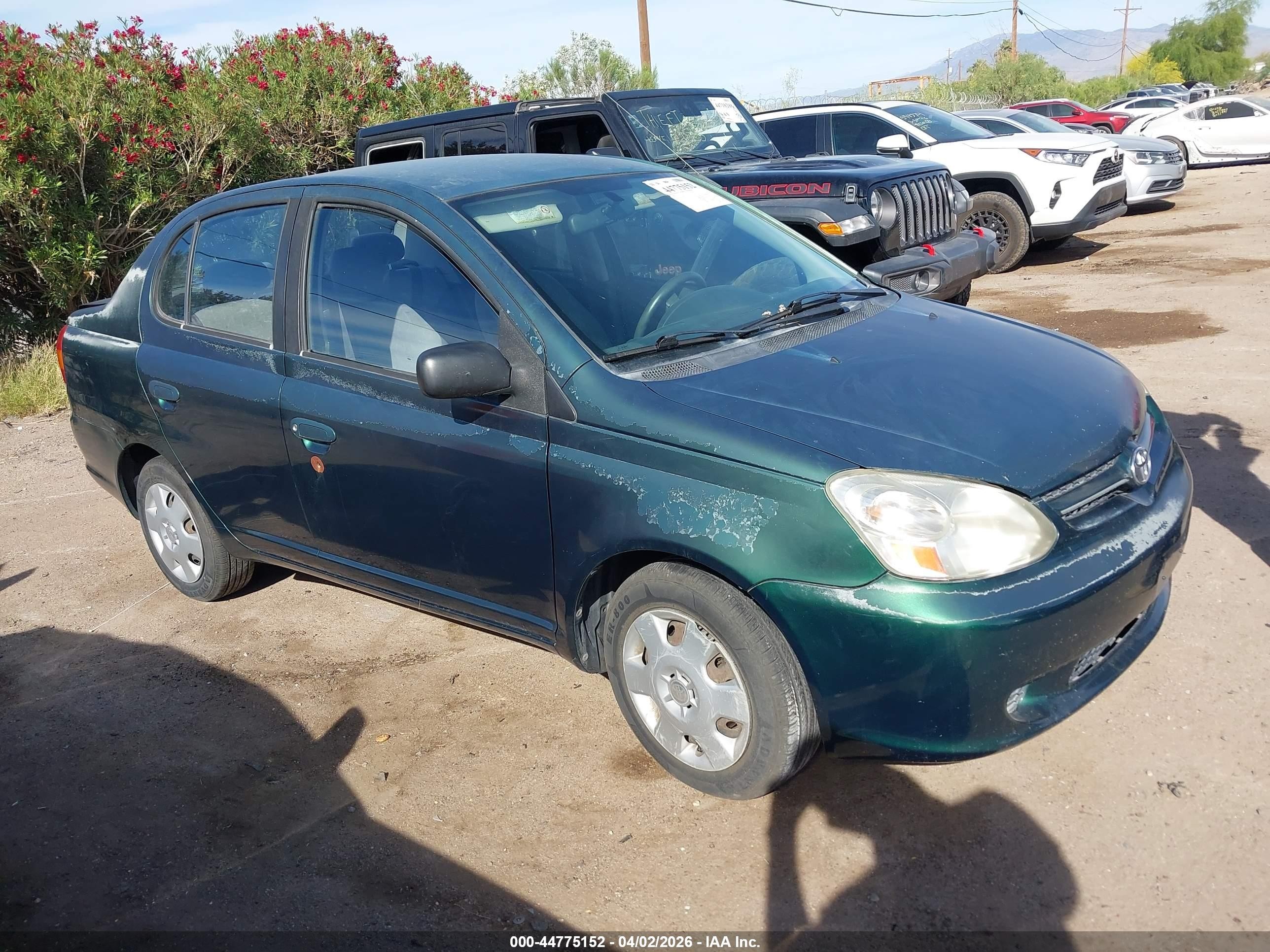 2004 Toyota Echo   Green vin: JTDBT123740331337