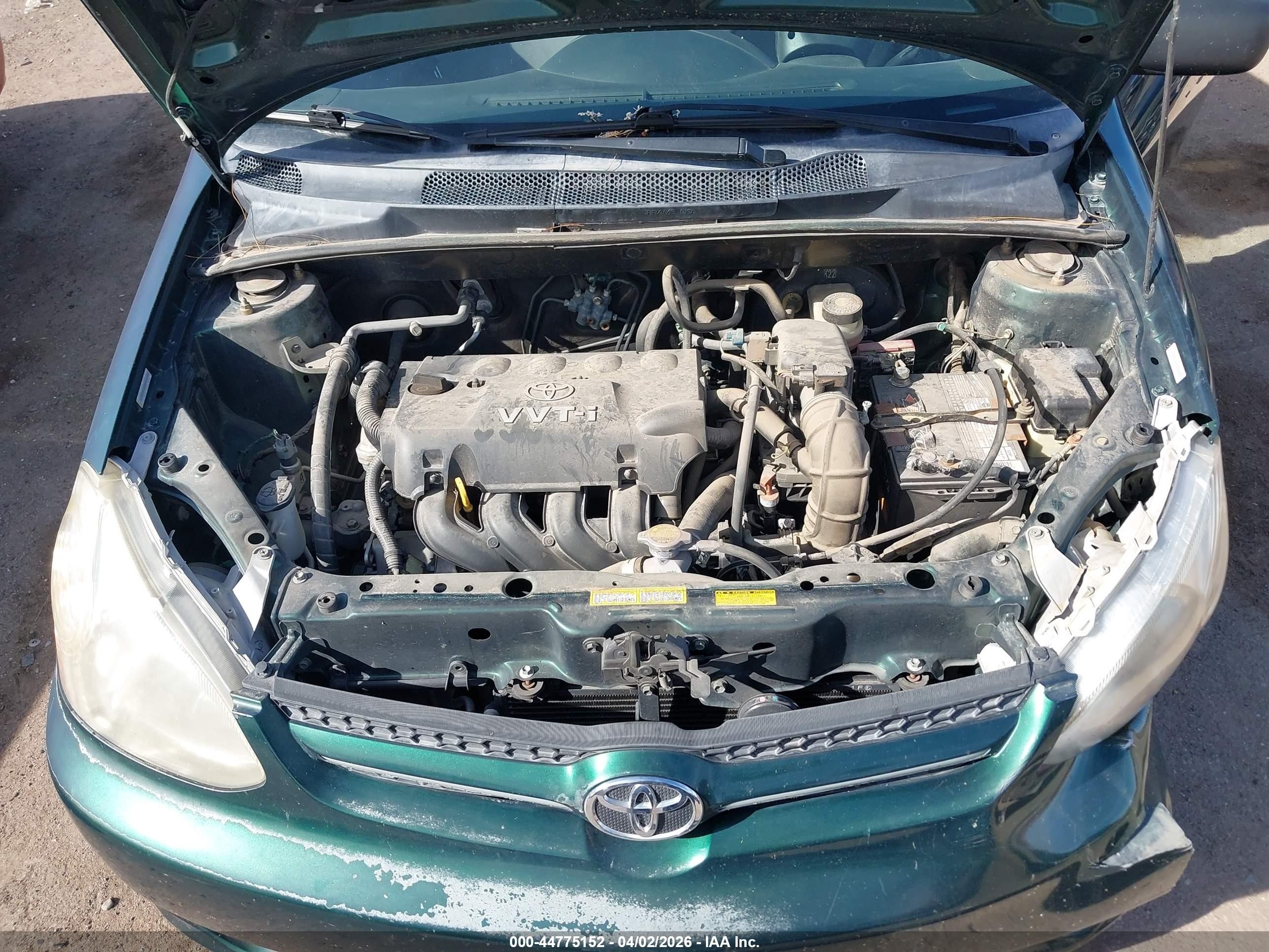 2004 Toyota Echo   Green vin: JTDBT123740331337