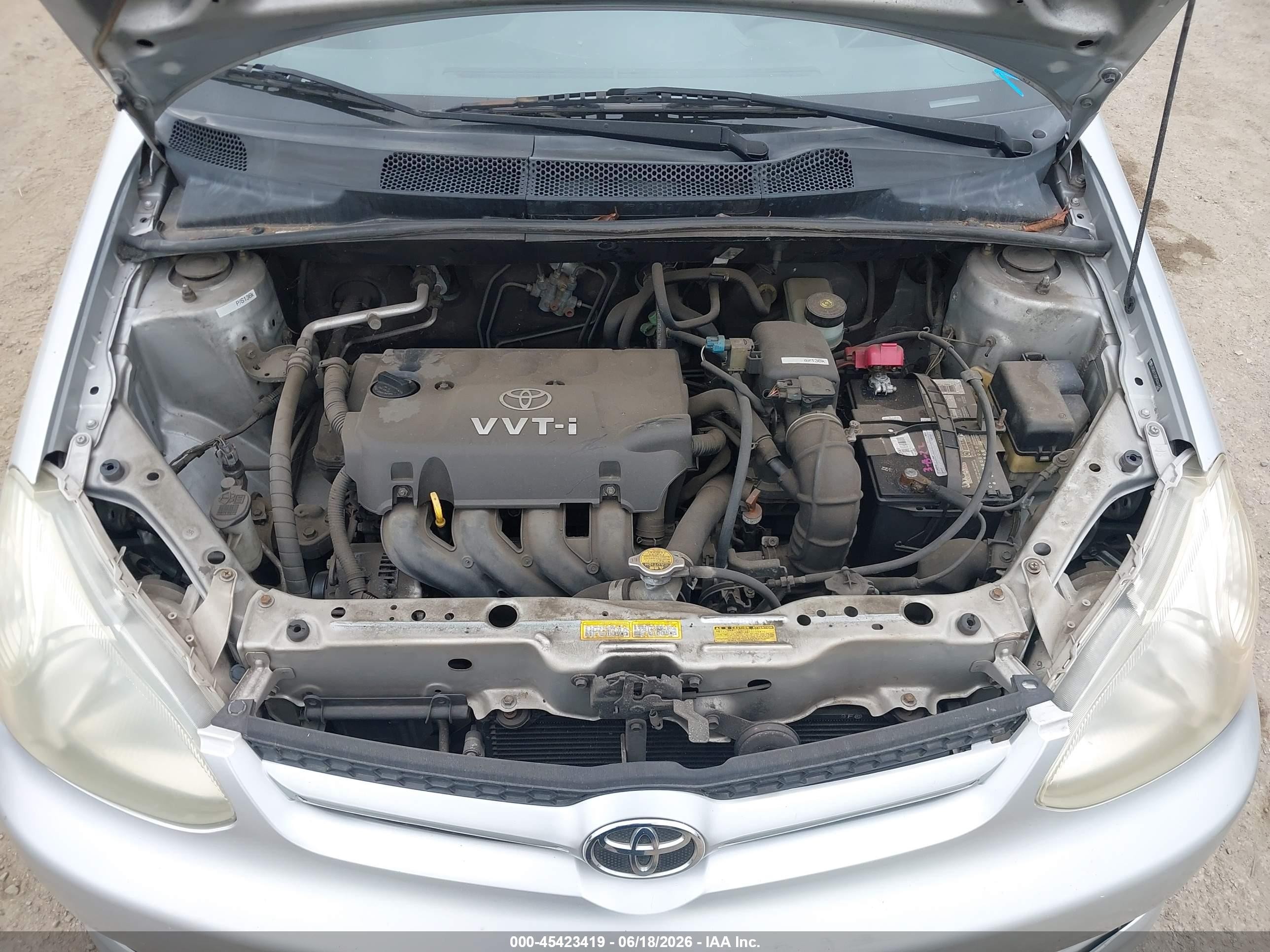 2005 Toyota Echo   Silver vin: JTDBT123750361827