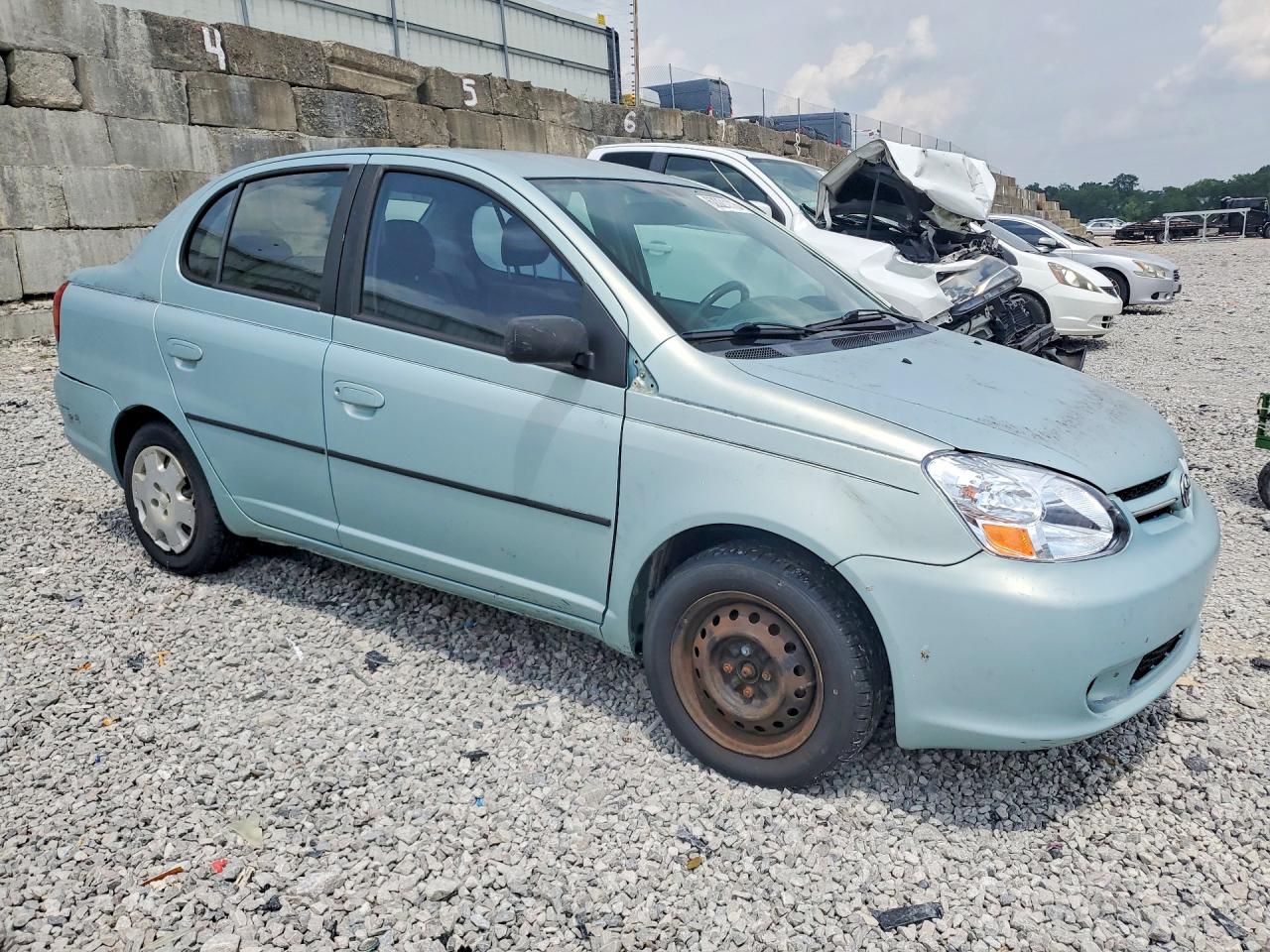 2005 Toyota Echo Base Turquoise vin: JTDBT123750373136