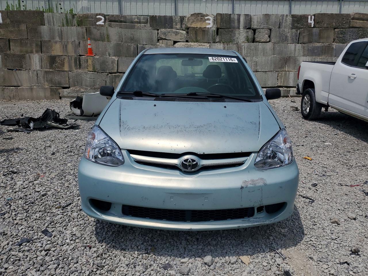 2005 Toyota Echo Base Turquoise vin: JTDBT123750373136