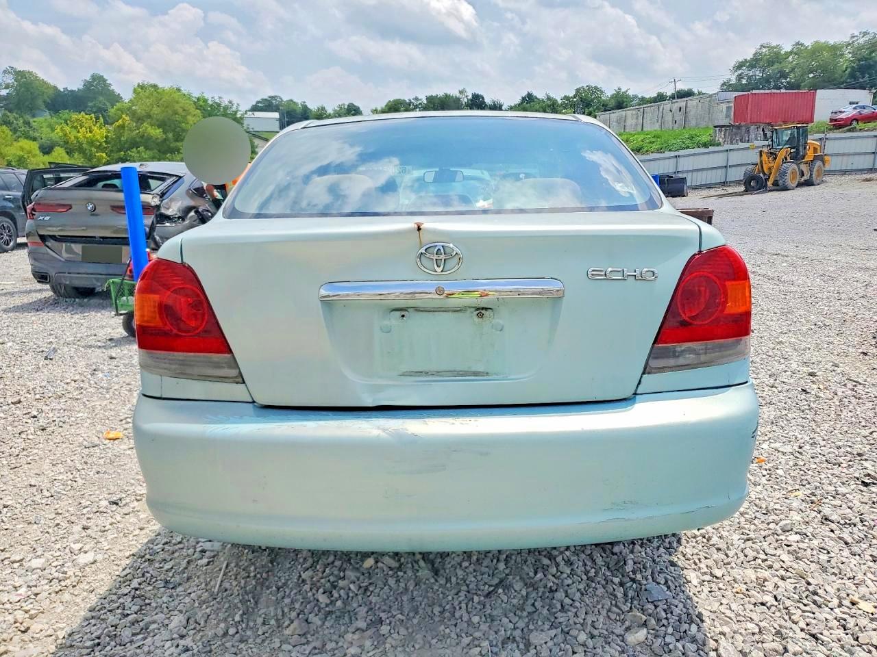 2005 Toyota Echo Base Turquoise vin: JTDBT123750373136