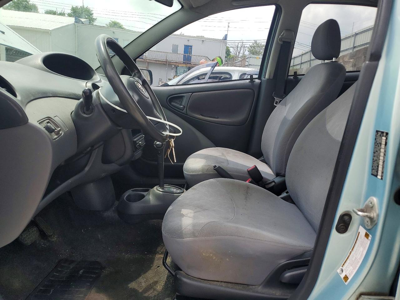 2005 Toyota Echo Base Turquoise vin: JTDBT123750373136