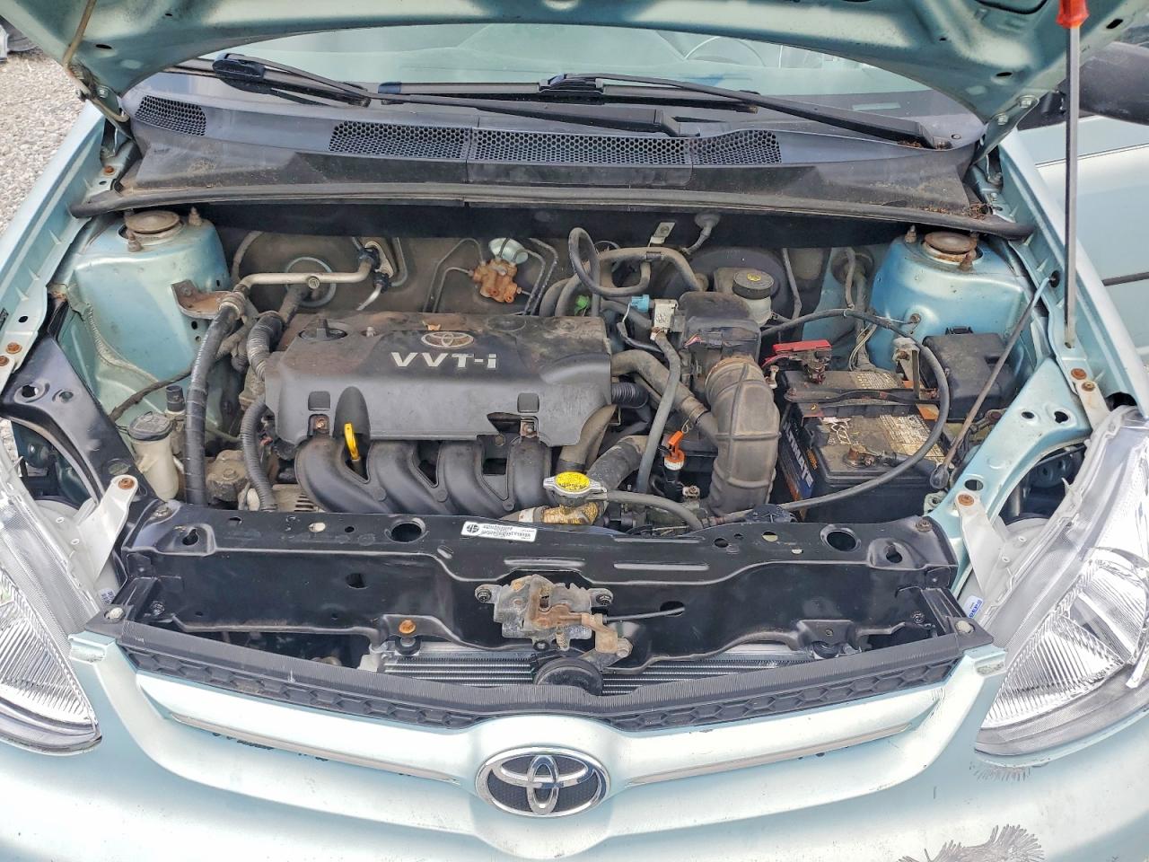 2005 Toyota Echo Base Turquoise vin: JTDBT123750373136