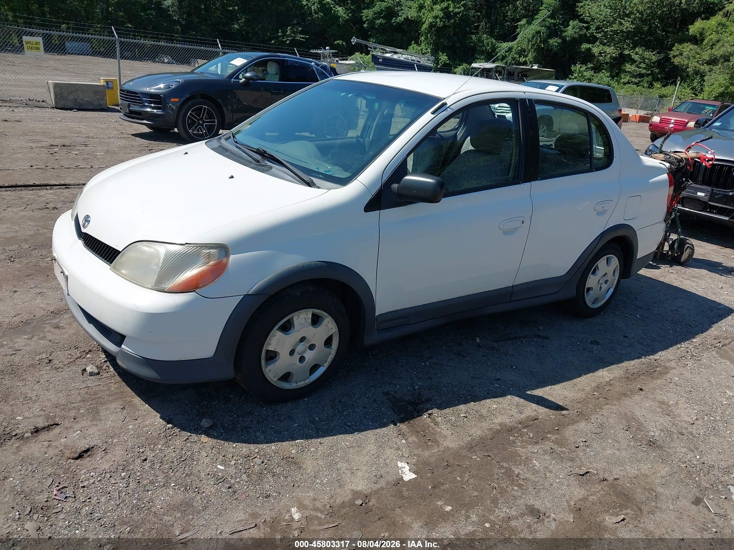 2001 Toyota Echo   Белый vin: JTDBT123810171366