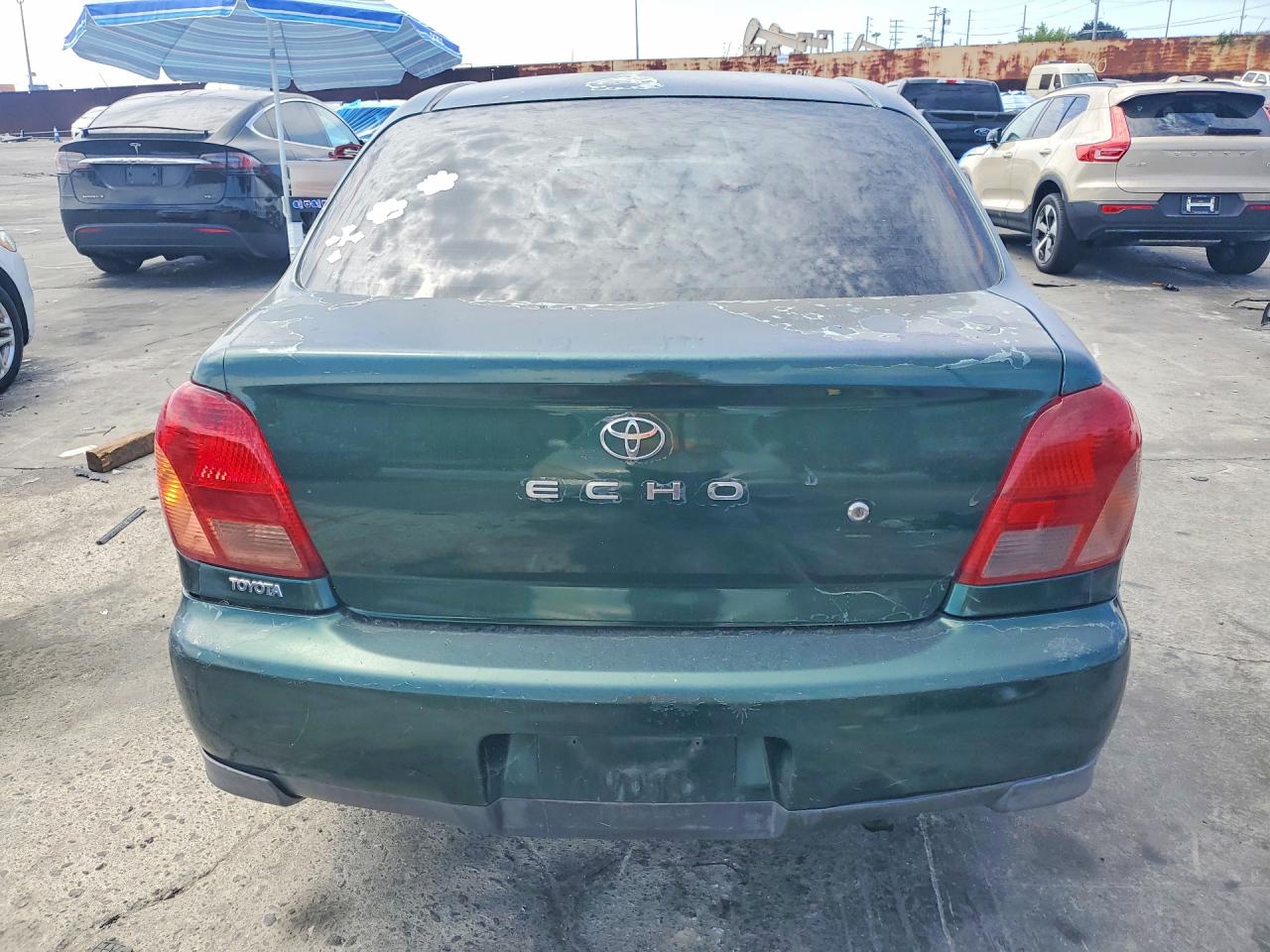 2001 Toyota Echo Base Green vin: JTDBT123810172341