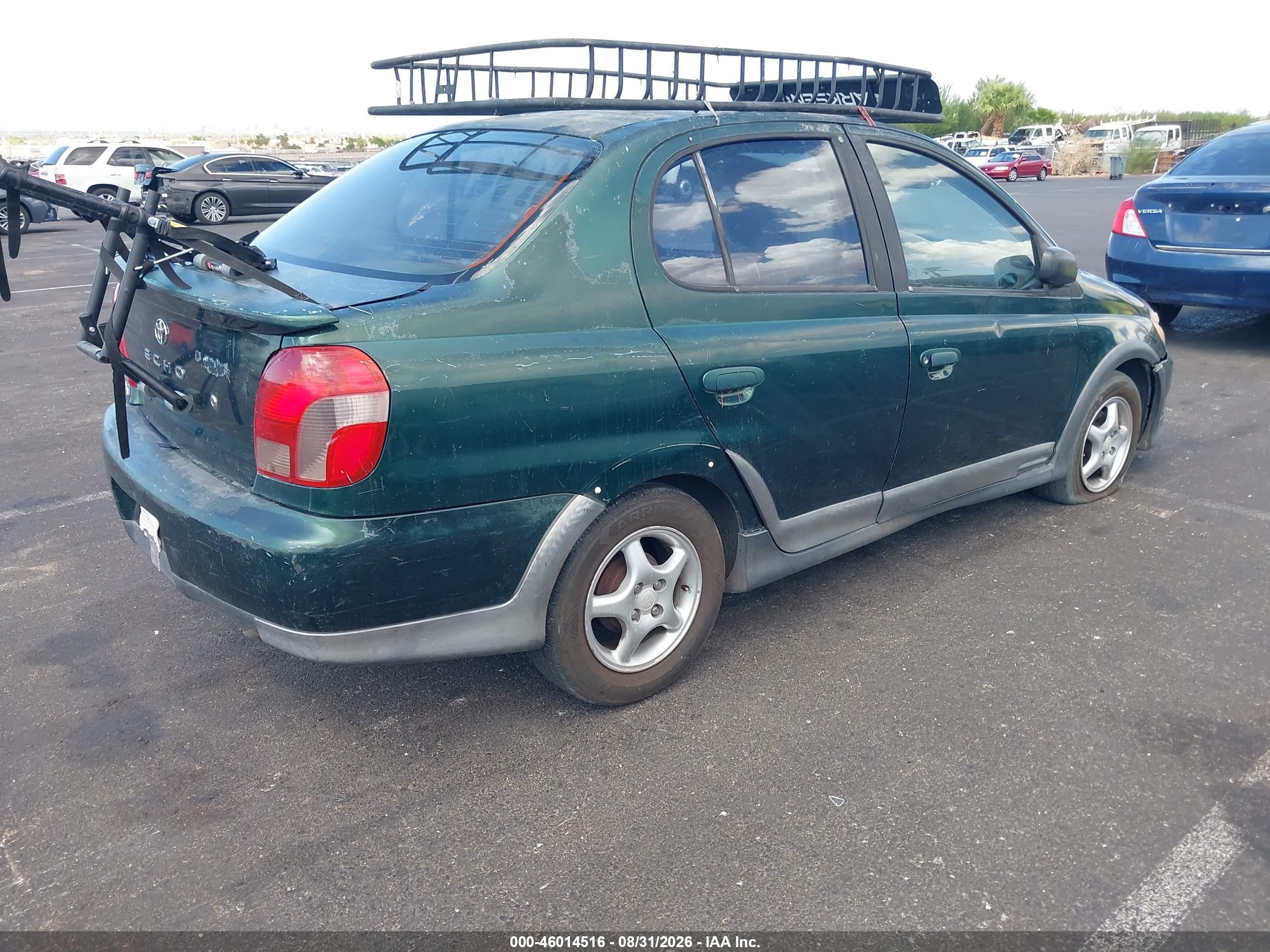 2002 Toyota Echo Green vin: JTDBT123820211883