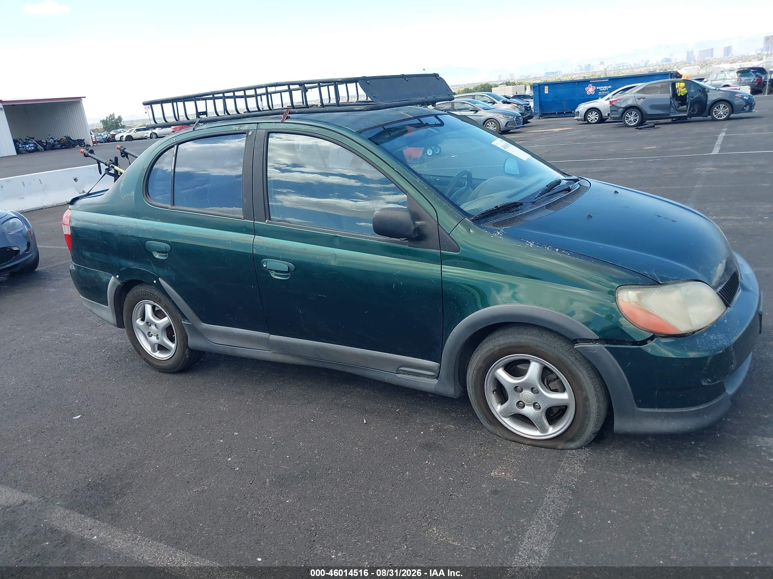 2002 Toyota Echo Green vin: JTDBT123820211883