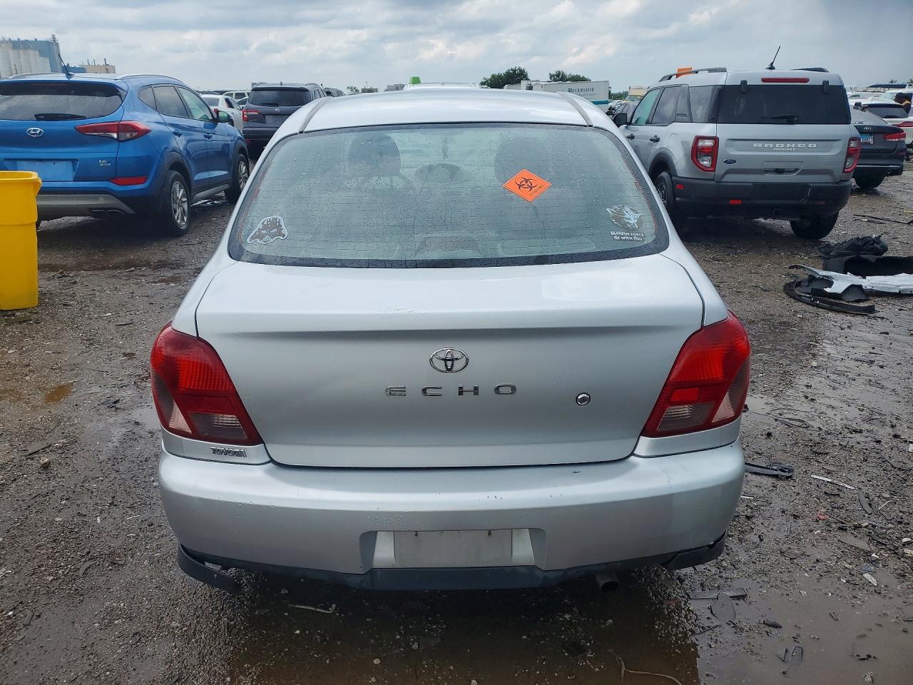 2000 Toyota Echo Base Серебряный vin: JTDBT1238Y0091799