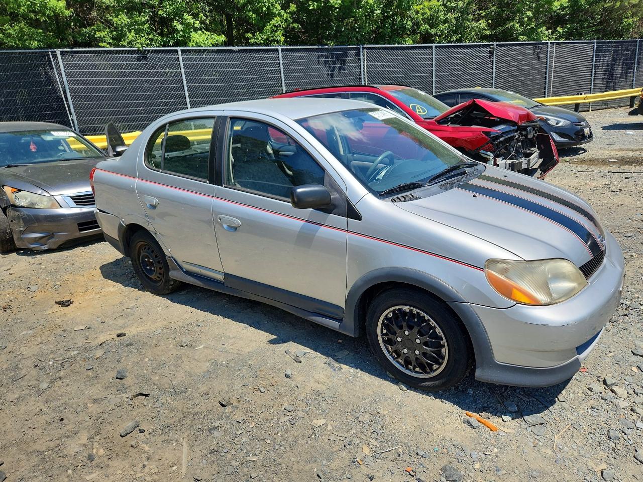 2001 Toyota Echo Base Silver vin: JTDBT123910154012