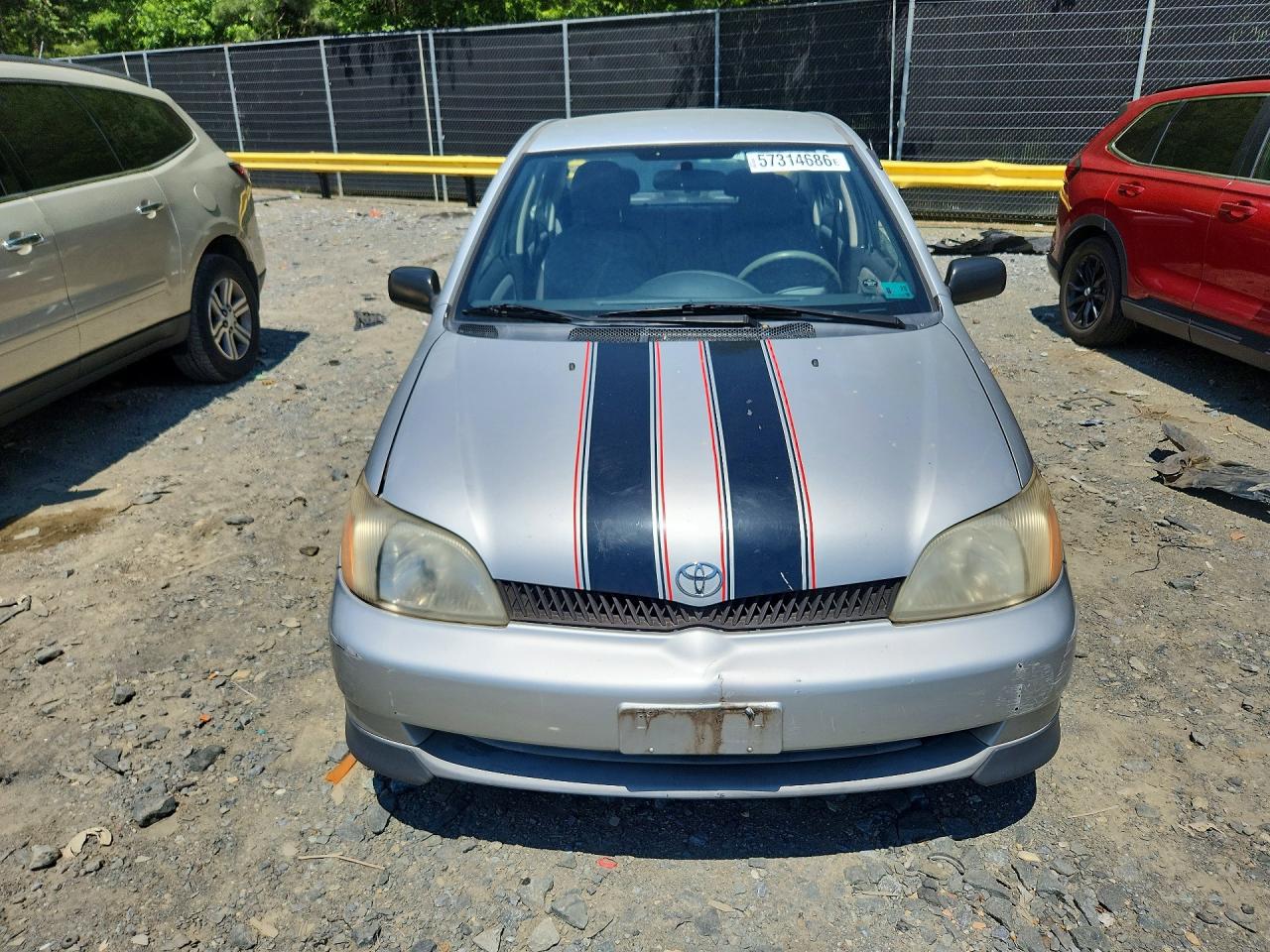 2001 Toyota Echo Base Silver vin: JTDBT123910154012