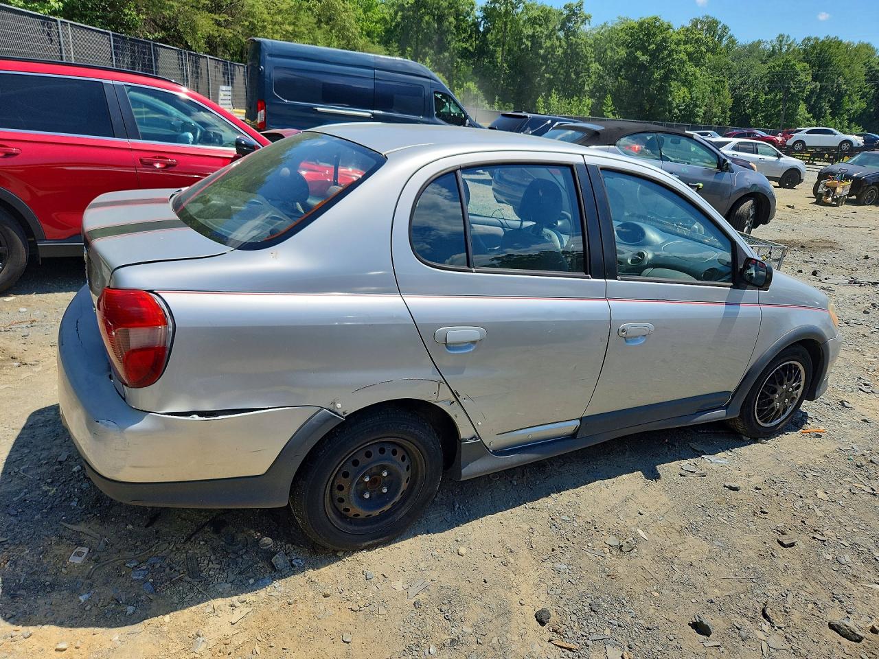 2001 Toyota Echo Base Silver vin: JTDBT123910154012