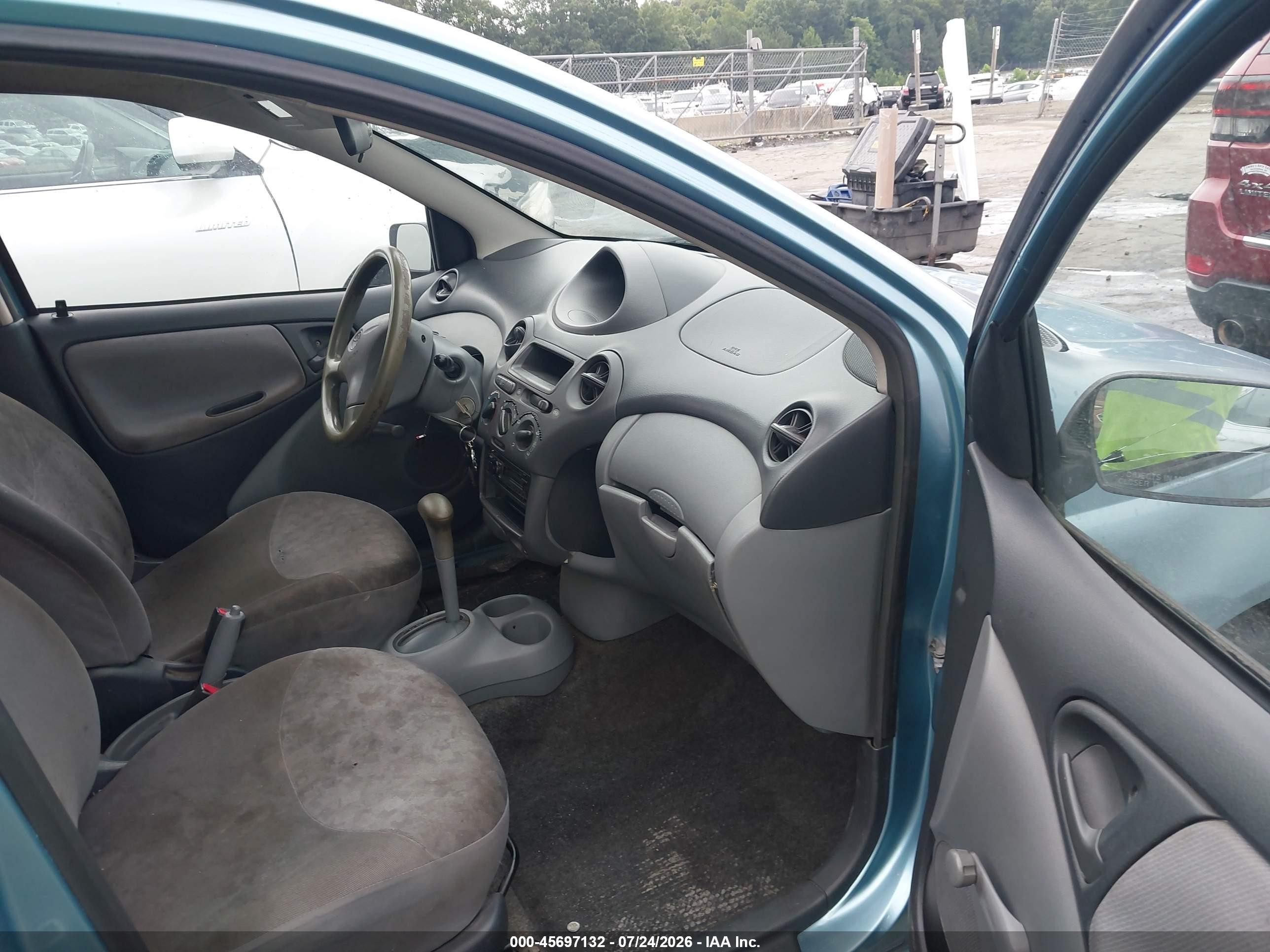 2001 Toyota Echo Blue vin: JTDBT123910156942