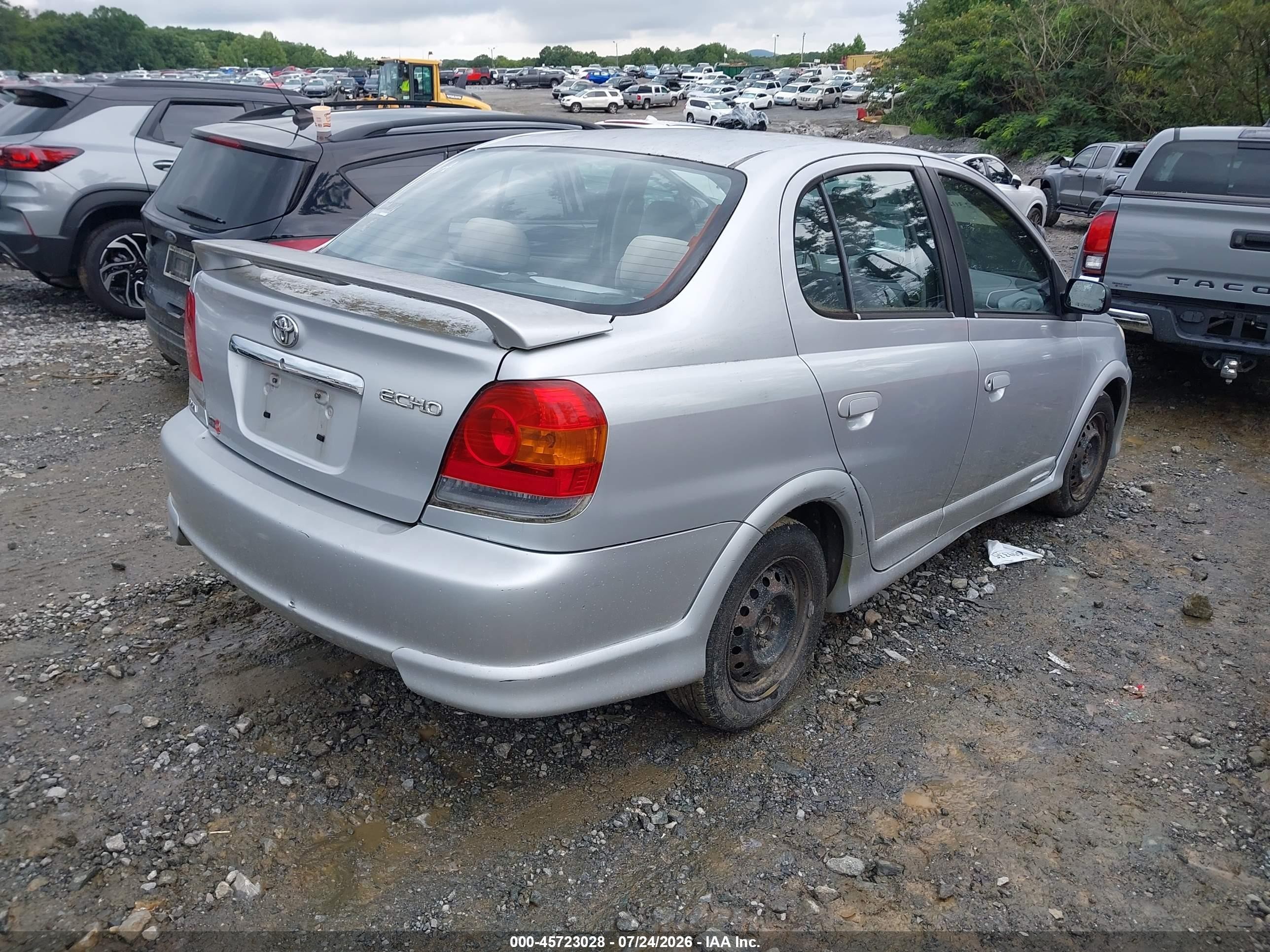 2003 Toyota Echo   Silver vin: JTDBT123930267705