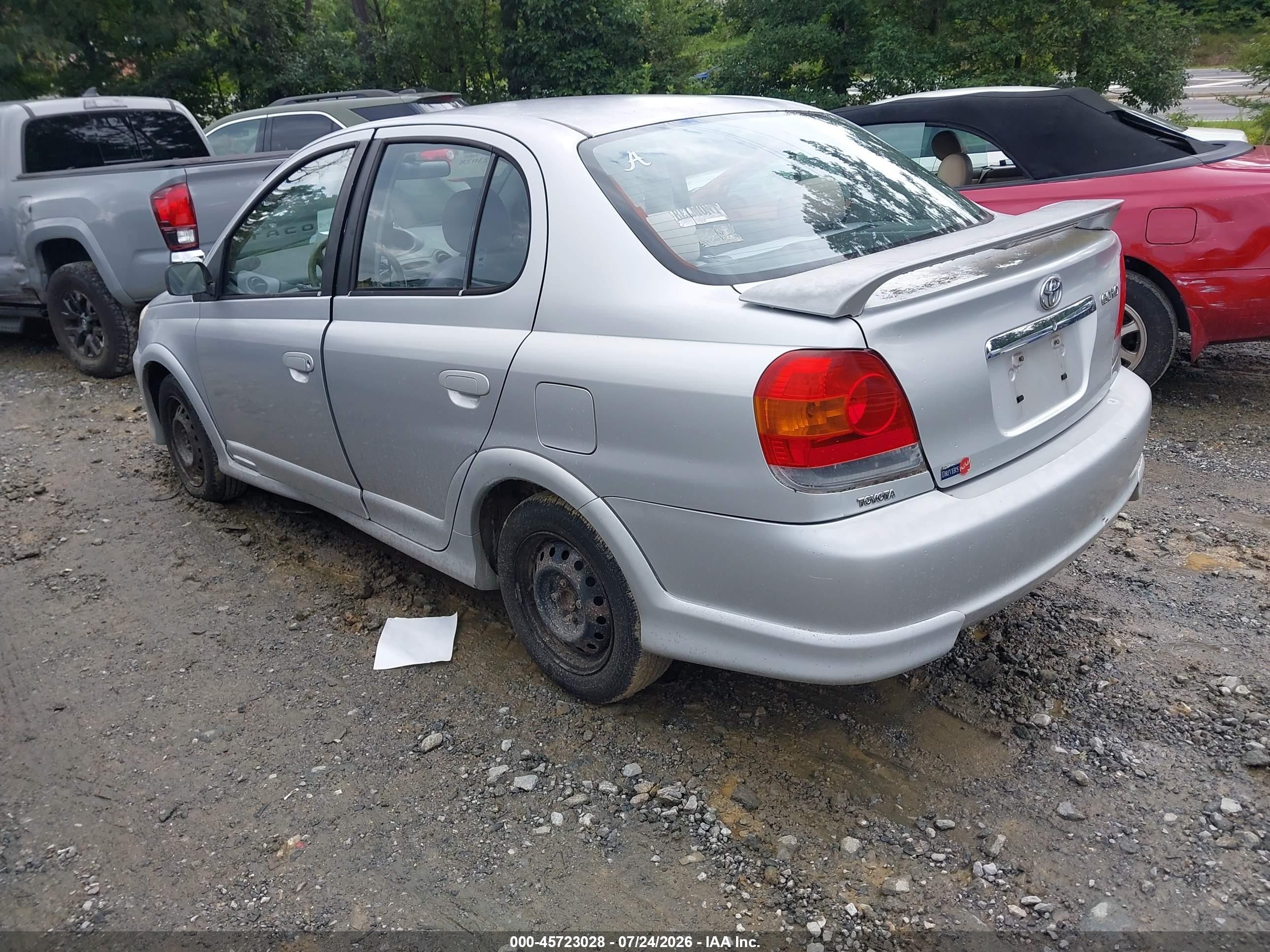 2003 Toyota Echo   Silver vin: JTDBT123930267705