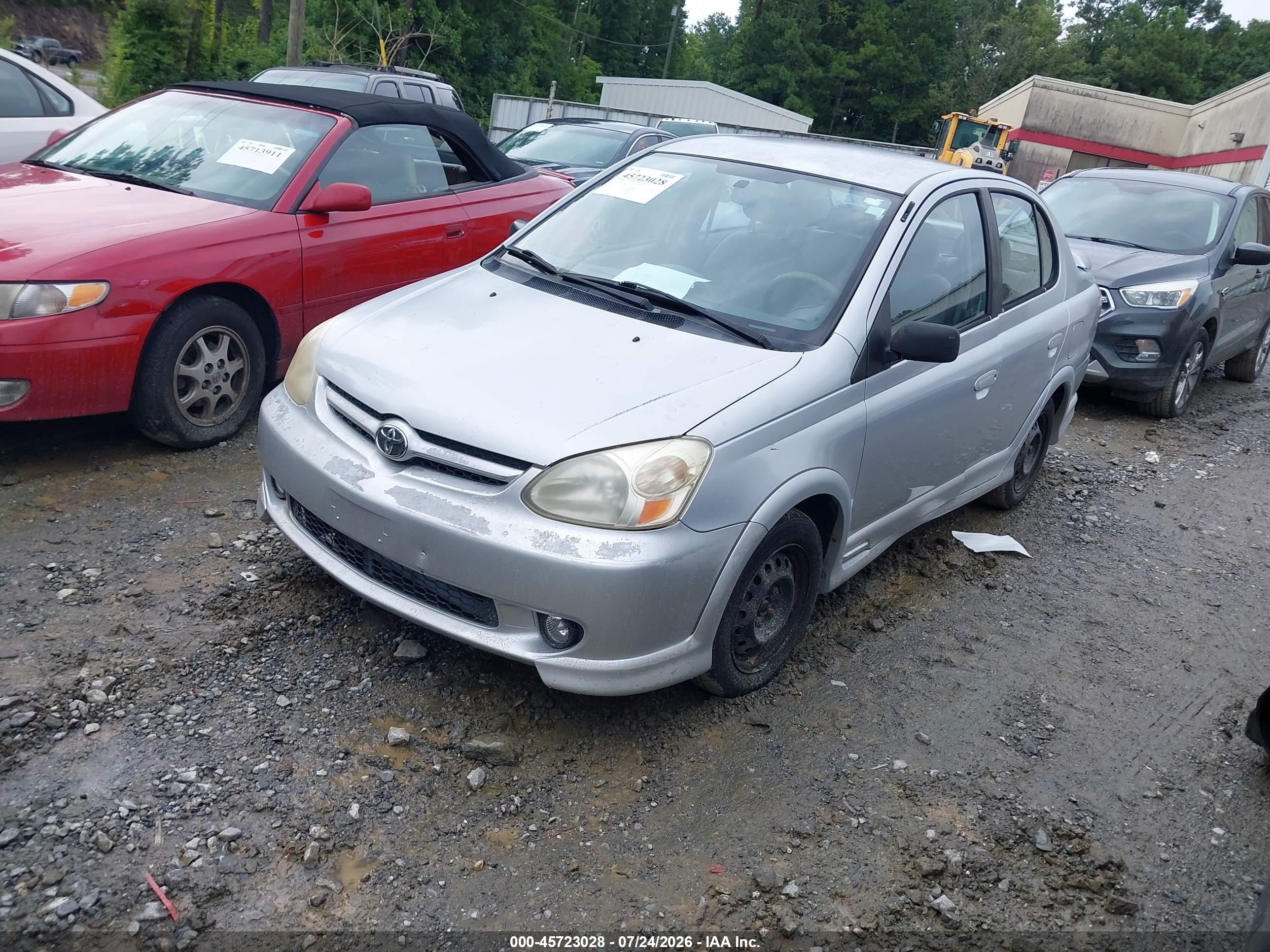 2003 Toyota Echo   Silver vin: JTDBT123930267705