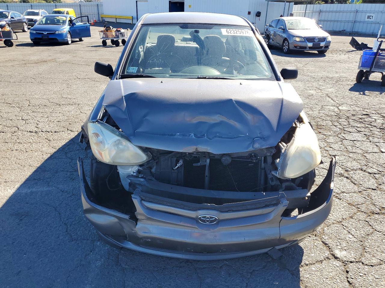 2003 Toyota Echo Base Gray vin: JTDBT123930285038