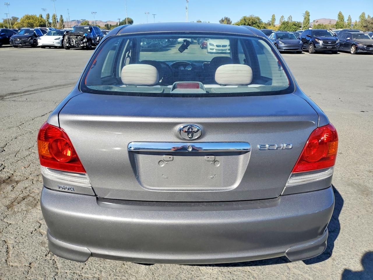 2003 Toyota Echo Base Gray vin: JTDBT123930285038