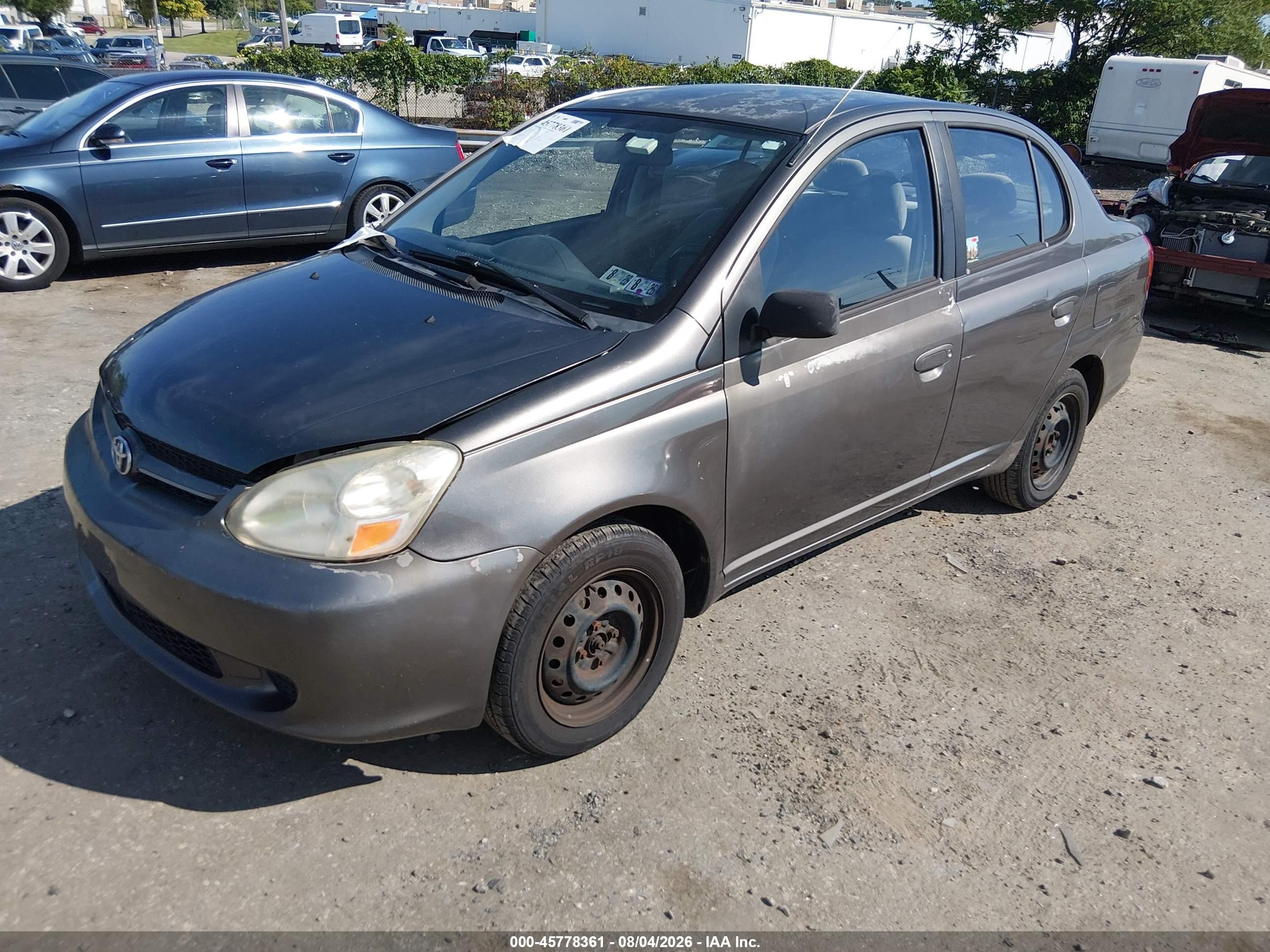 2003 Toyota Echo Gray vin: JTDBT123930300430