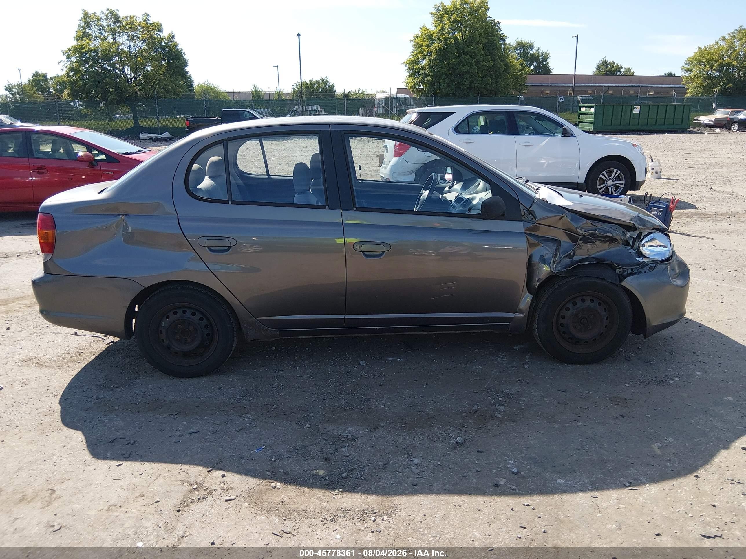 2003 Toyota Echo Gray vin: JTDBT123930300430