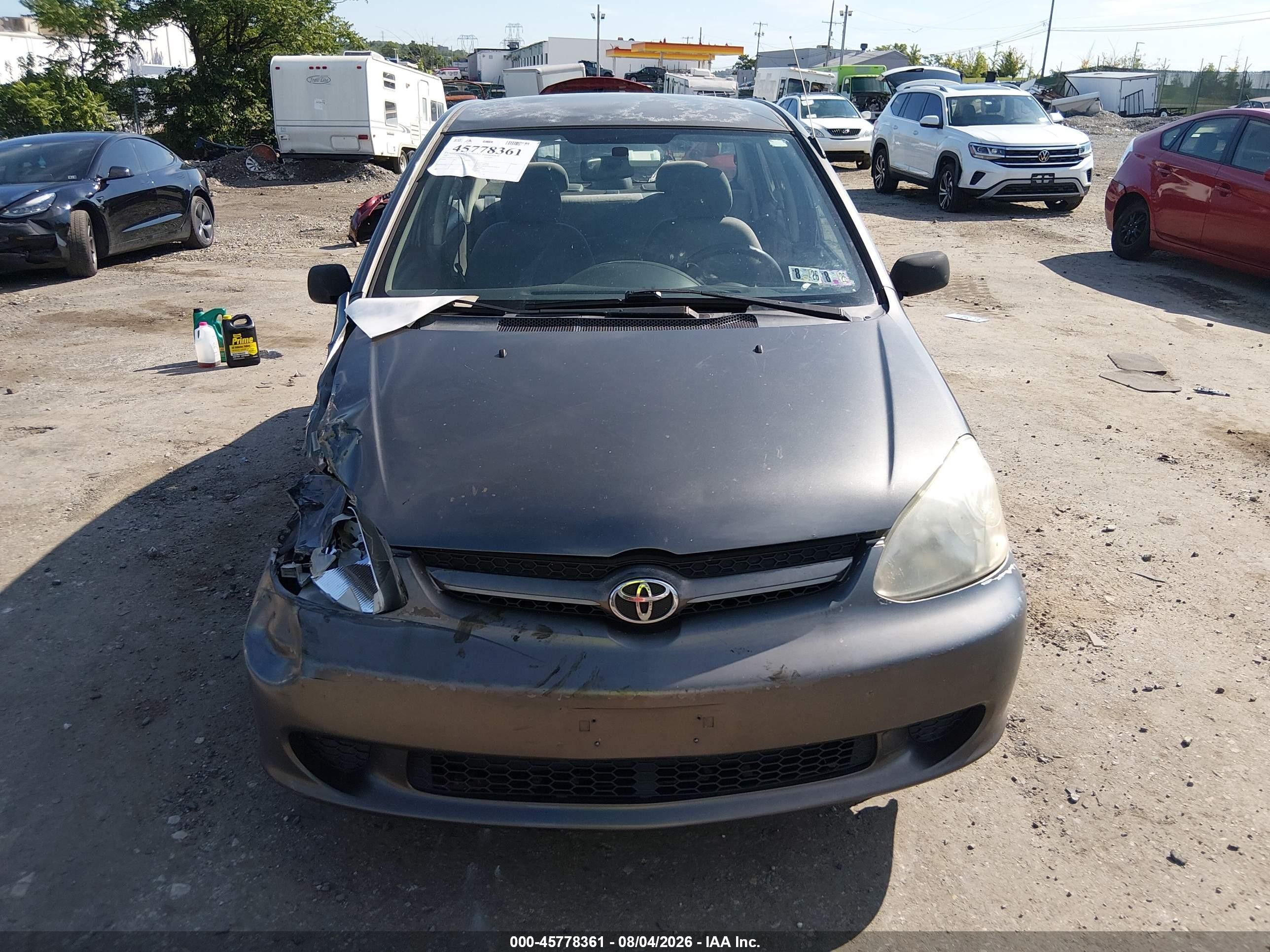 2003 Toyota Echo Gray vin: JTDBT123930300430