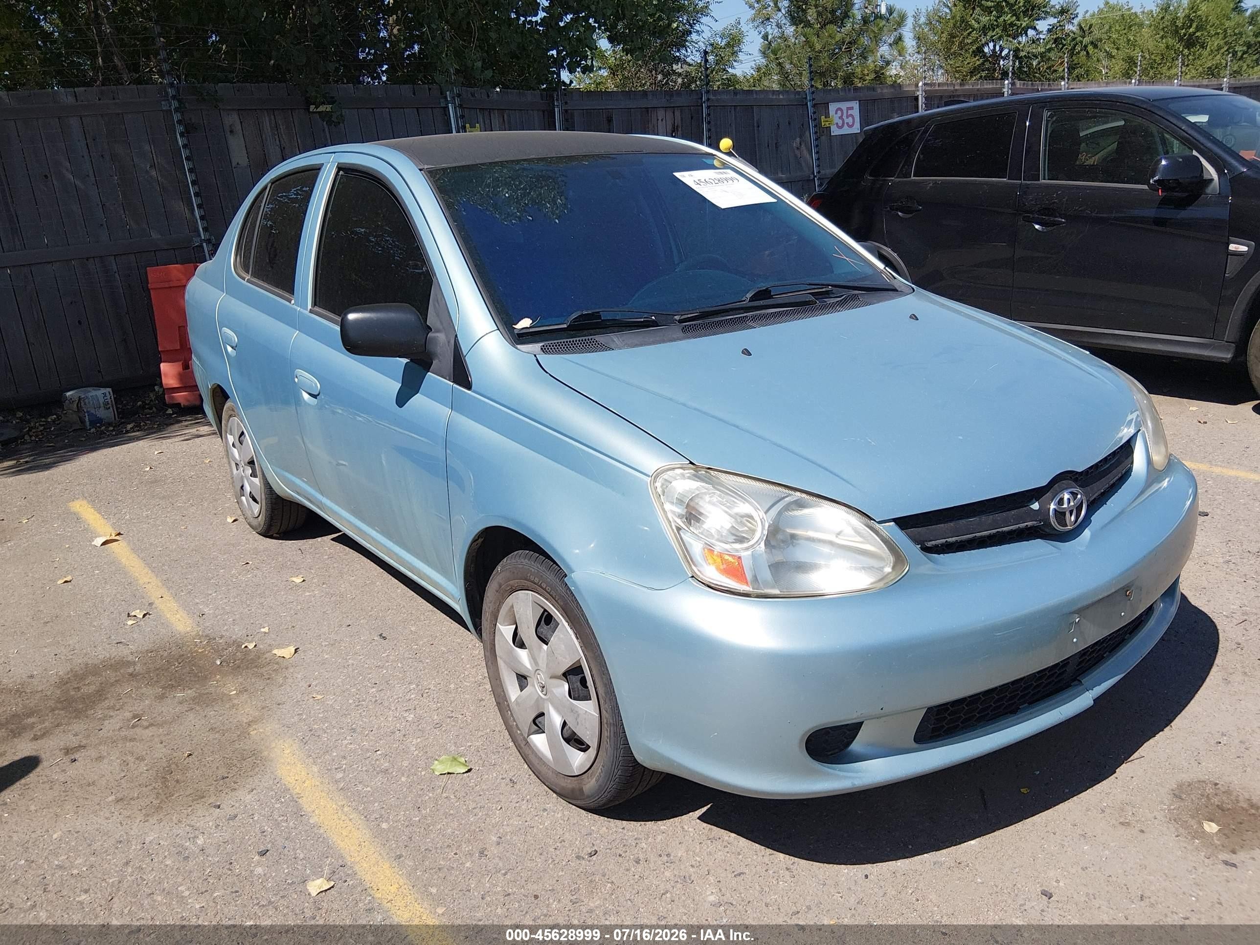 2004 Toyota Echo   Blue vin: JTDBT123940320906