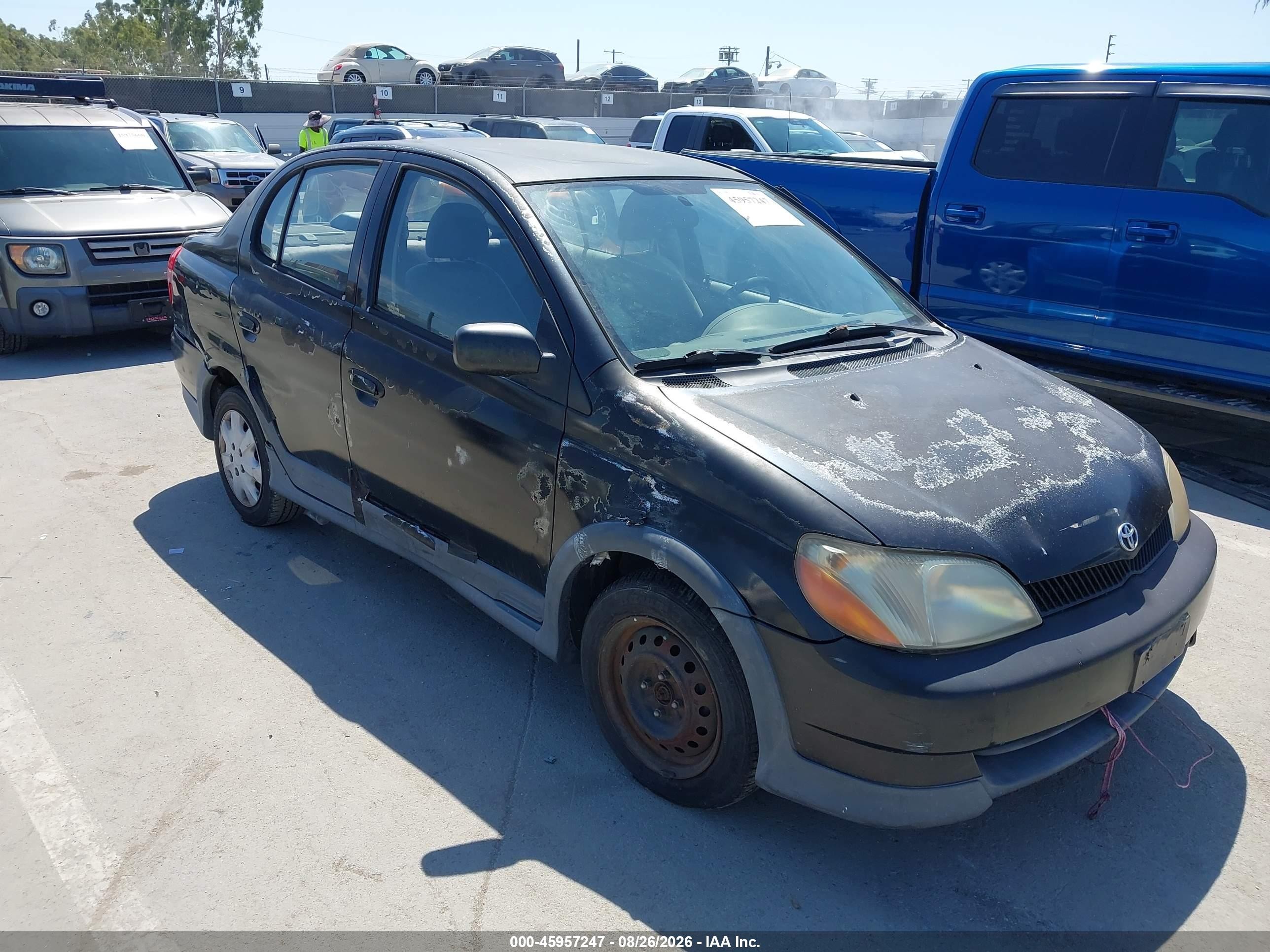 2000 Toyota Echo   Black vin: JTDBT1239Y0004203