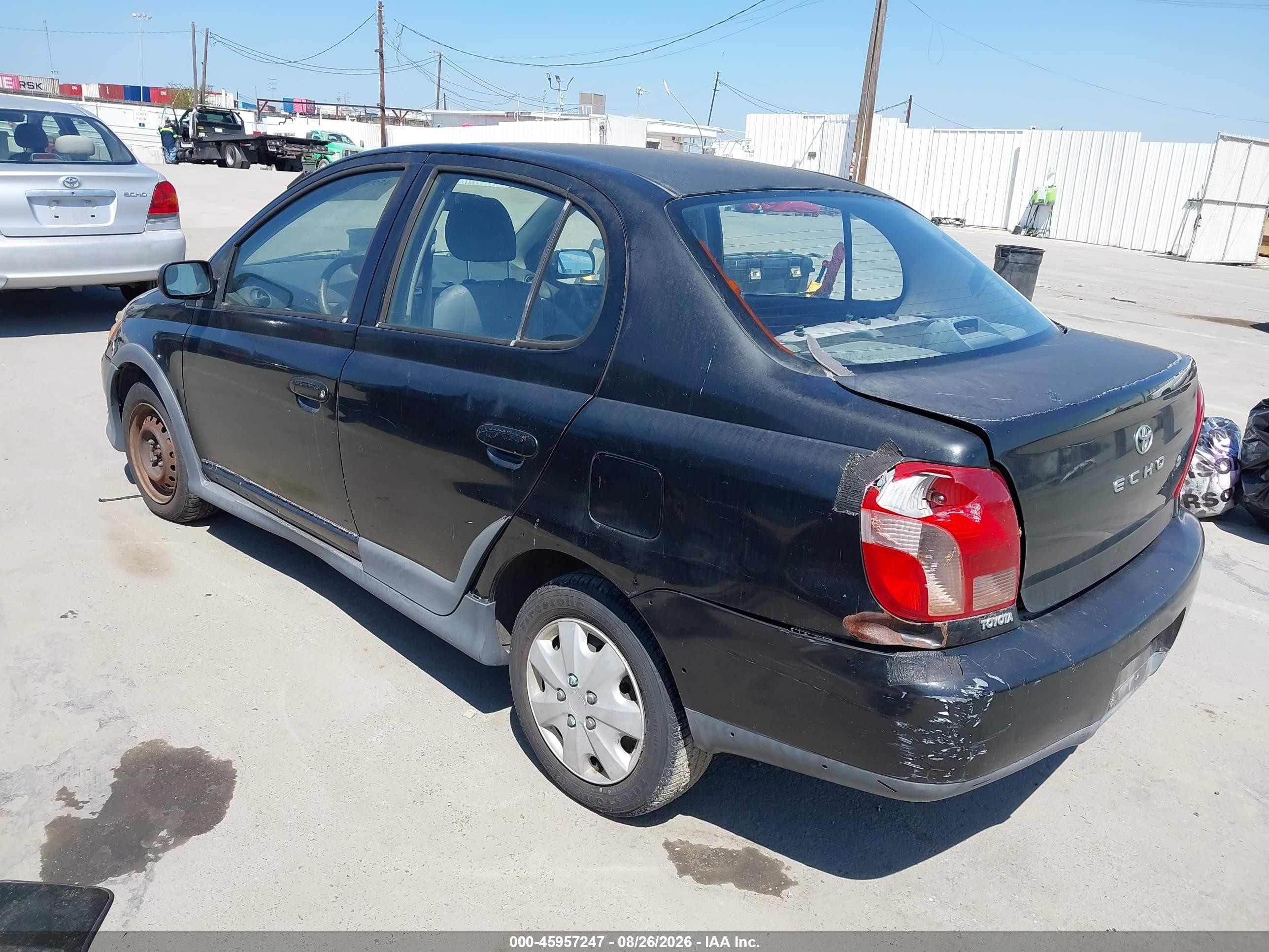 2000 Toyota Echo   Black vin: JTDBT1239Y0004203