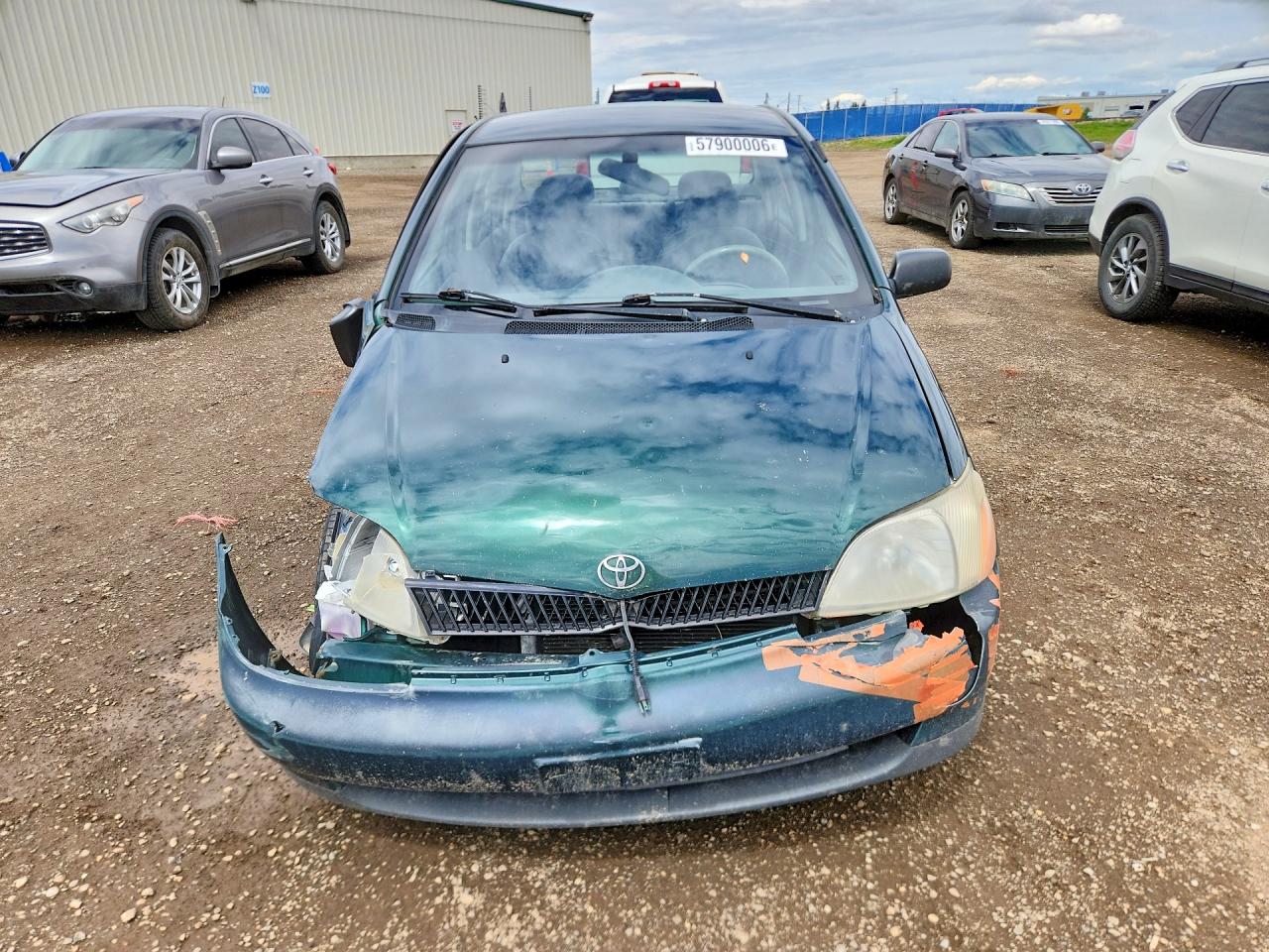 2000 Toyota Echo Base Green vin: JTDBT1239Y0067849