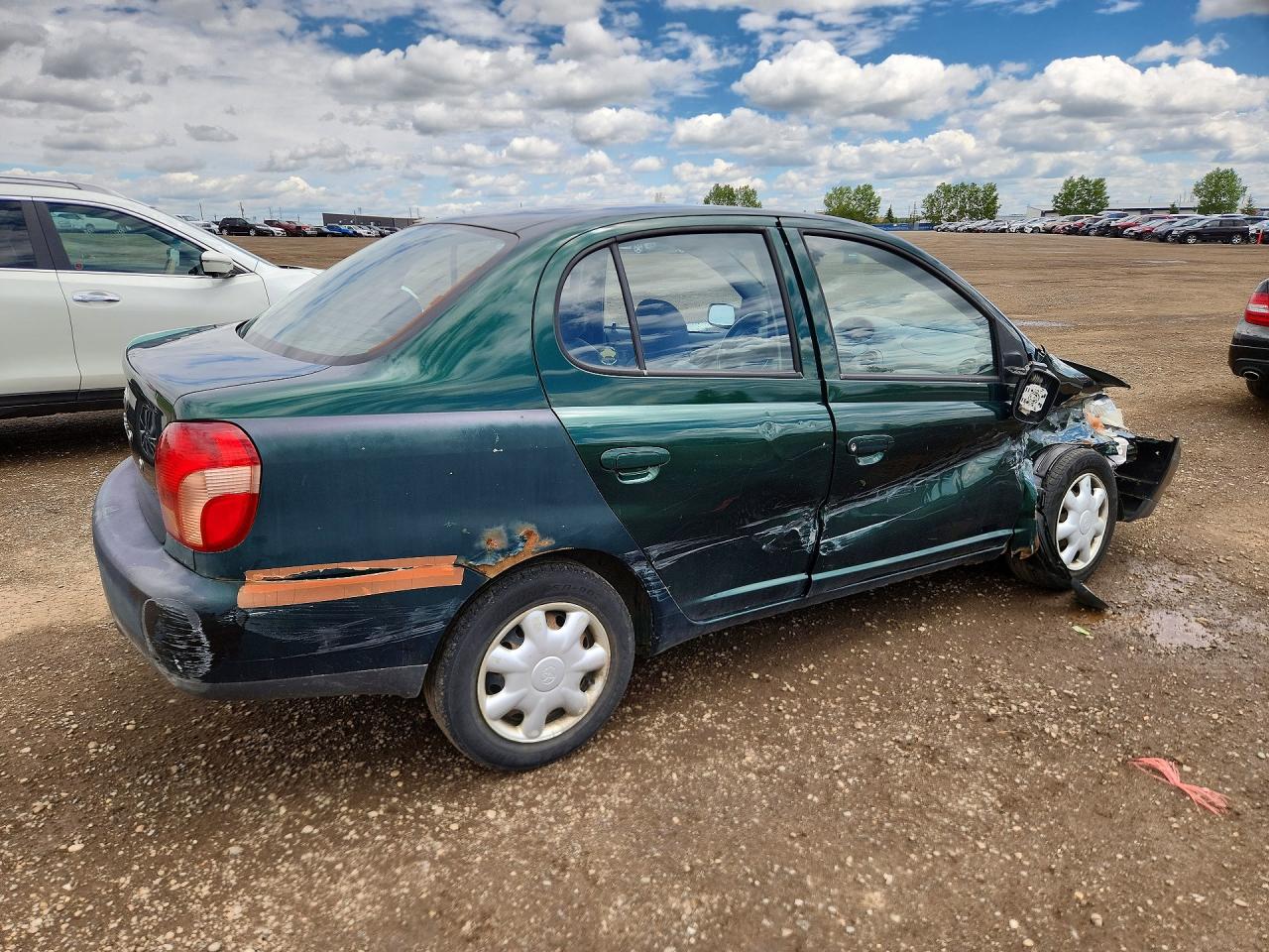 2000 Toyota Echo Base Green vin: JTDBT1239Y0067849