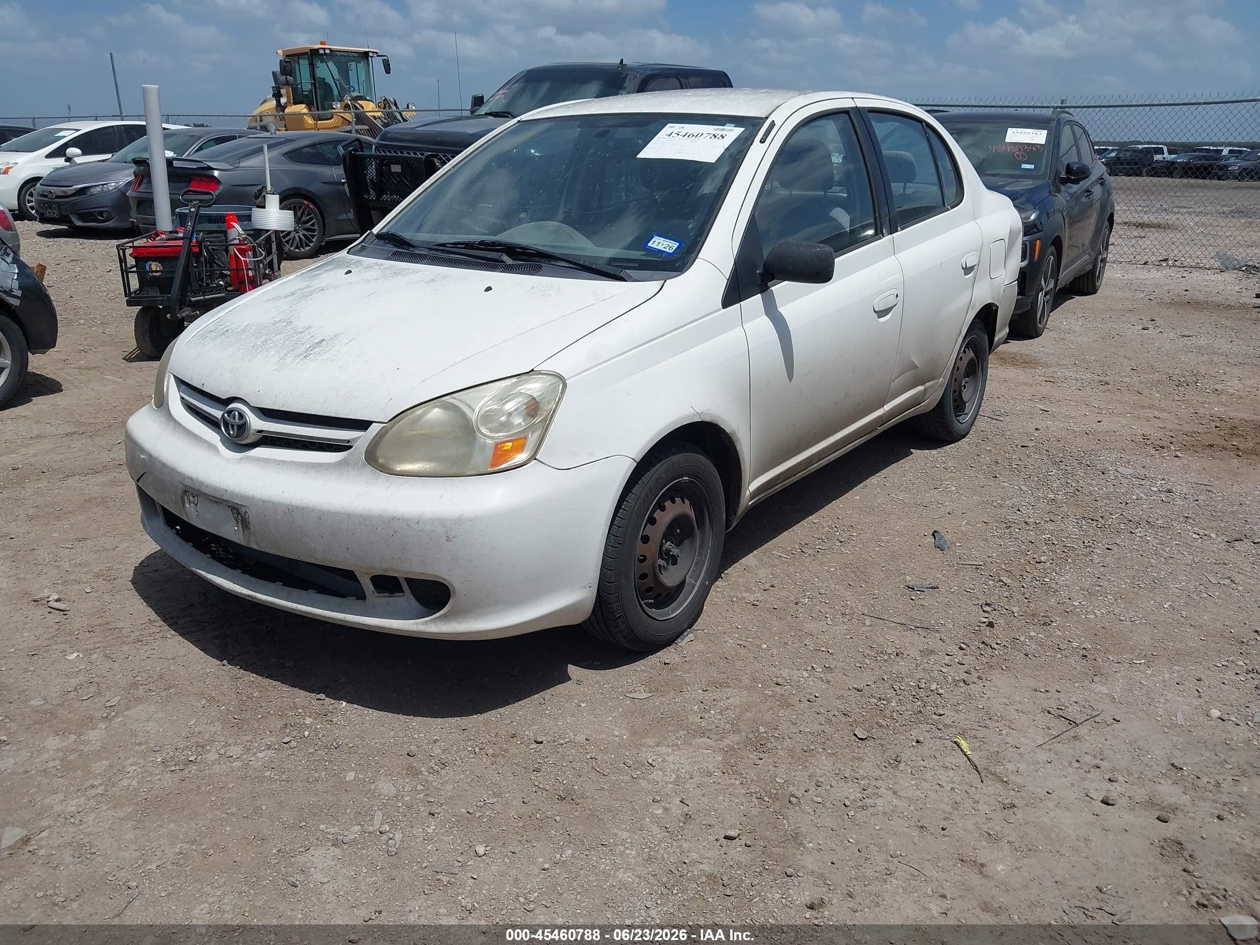 2003 Toyota Echo   Белый vin: JTDBT123X35045127