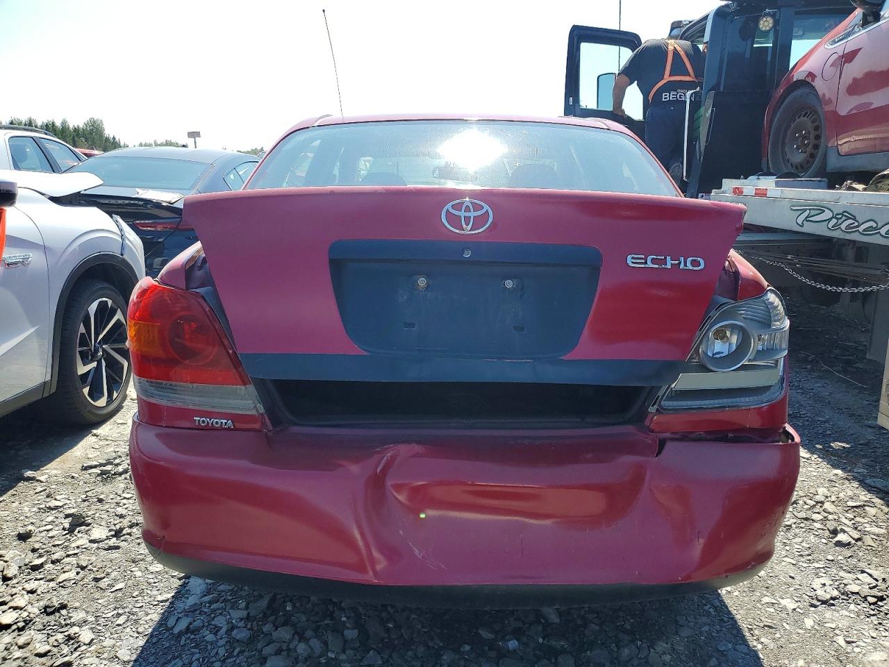 2005 Toyota Echo Base Red vin: JTDBT123X50387466