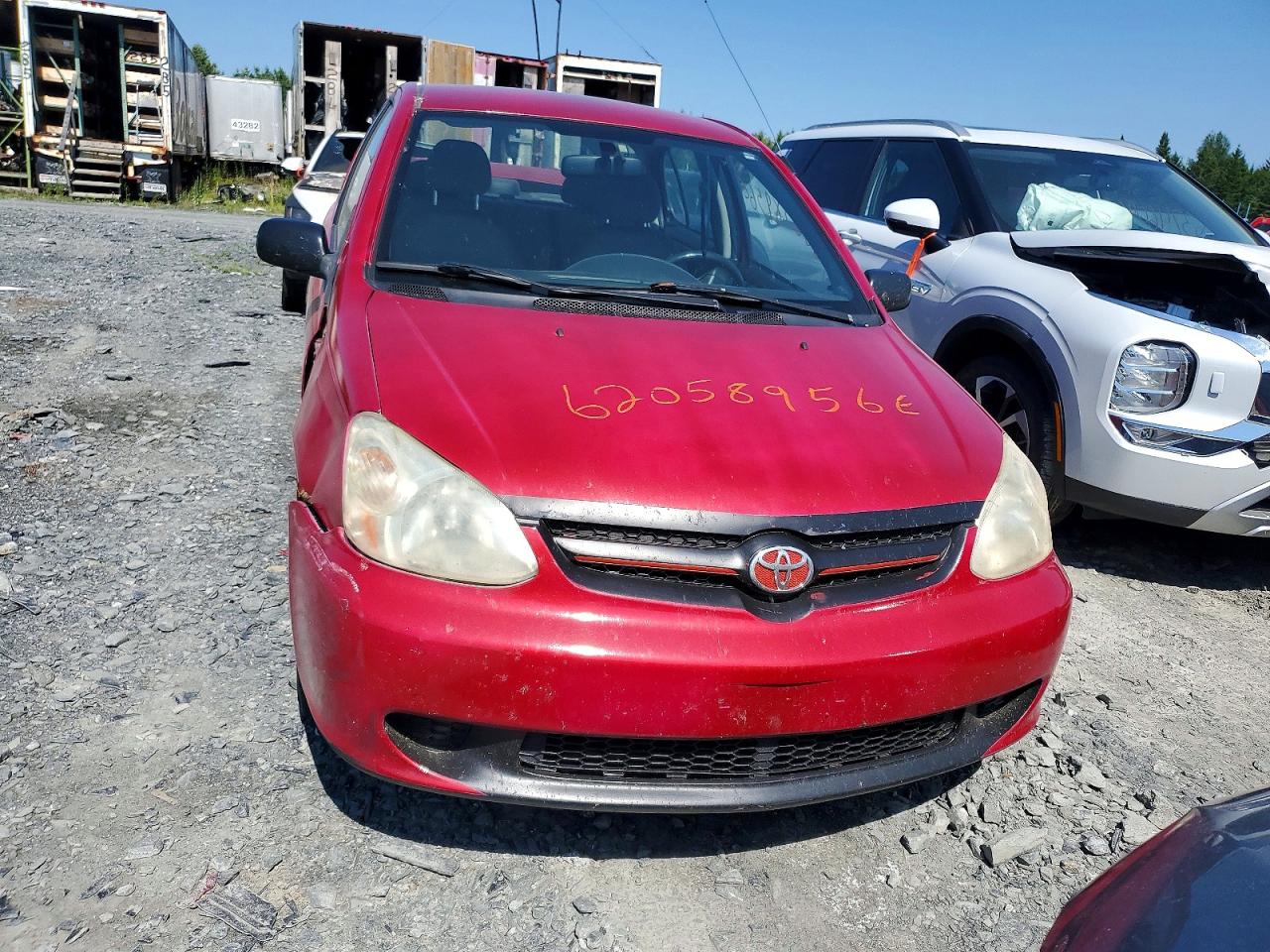 2005 Toyota Echo Base Red vin: JTDBT123X50387466