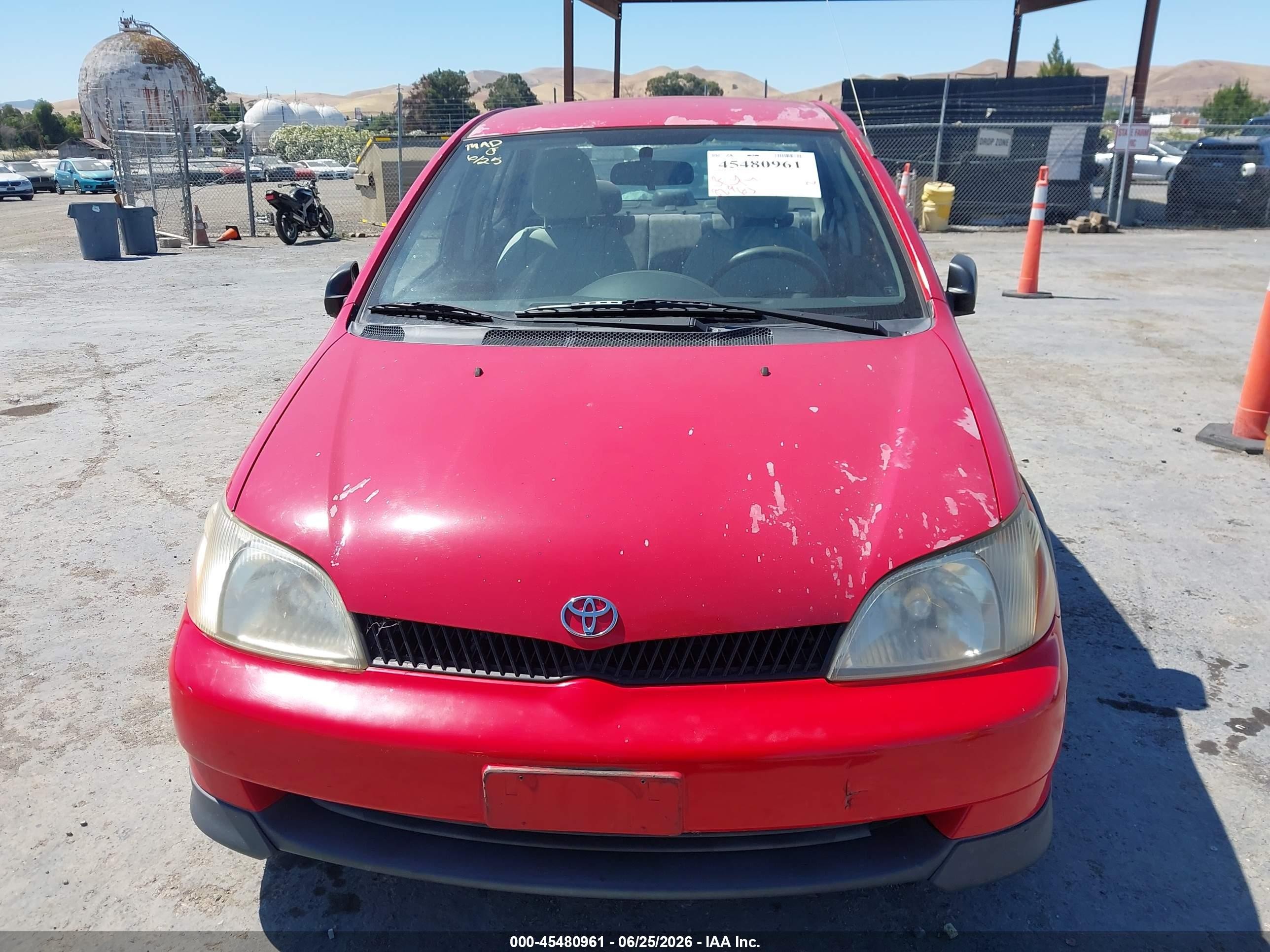 2001 Toyota Echo   Red vin: JTDBT183910163249