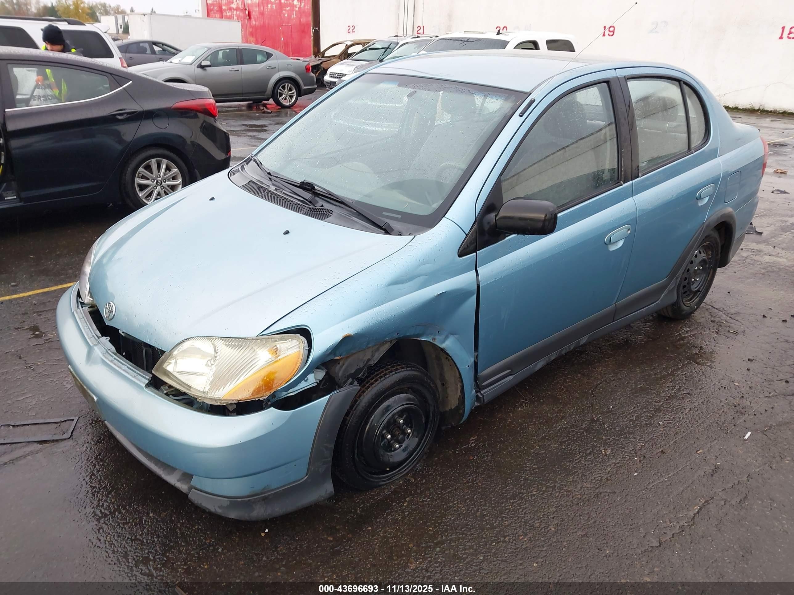 2002 Toyota Echo   Turquoise vin: JTDBT183920218428